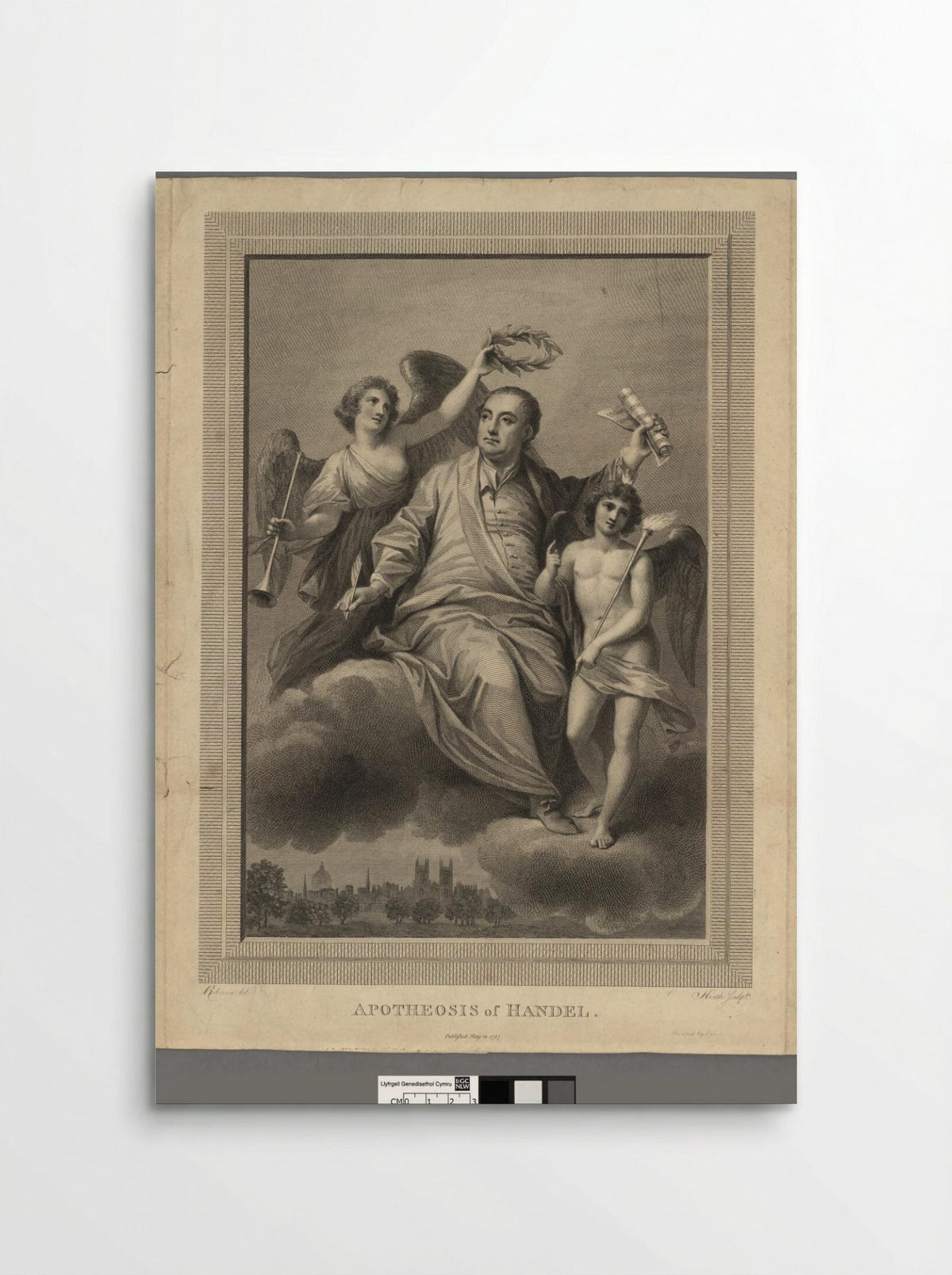 Apotheosis of Händel - James Heath - Poster