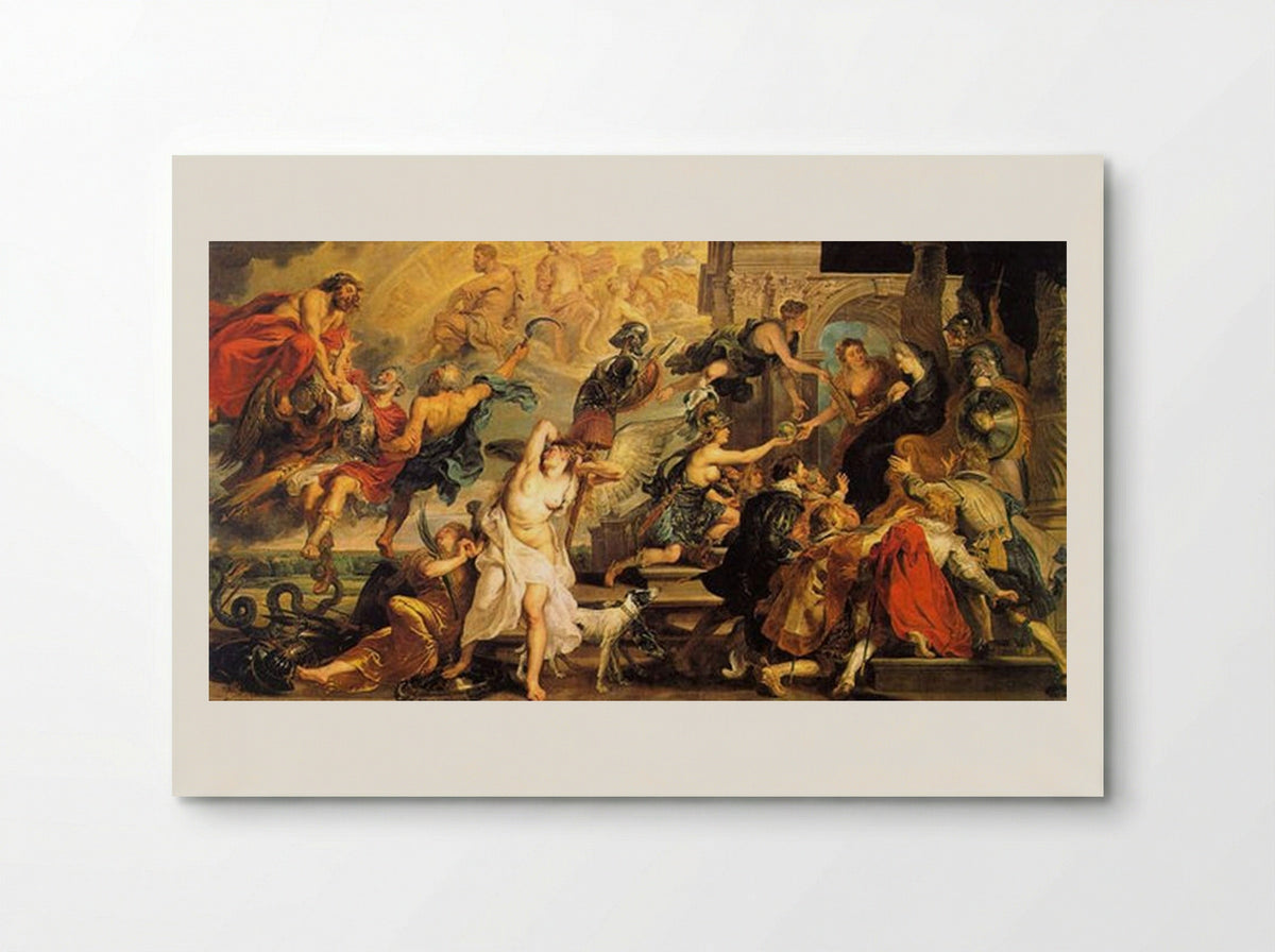 Apotheosis of Henry IV and the Proclamation of the Regency of Marie de Medici - Peter Paul Rubens - Poster
