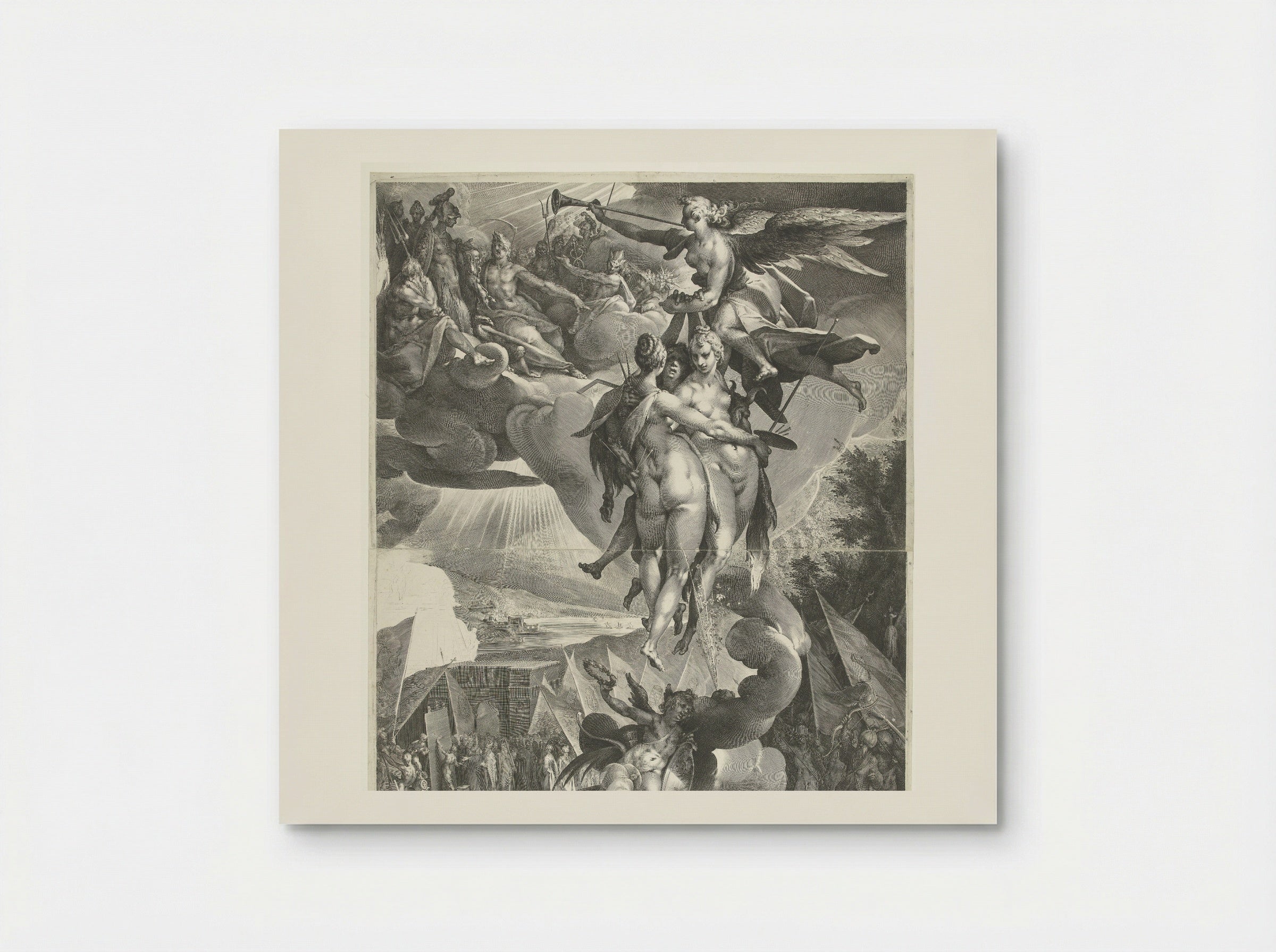 Apotheosis of the Arts - Jan Harmensz. Muller - Poster