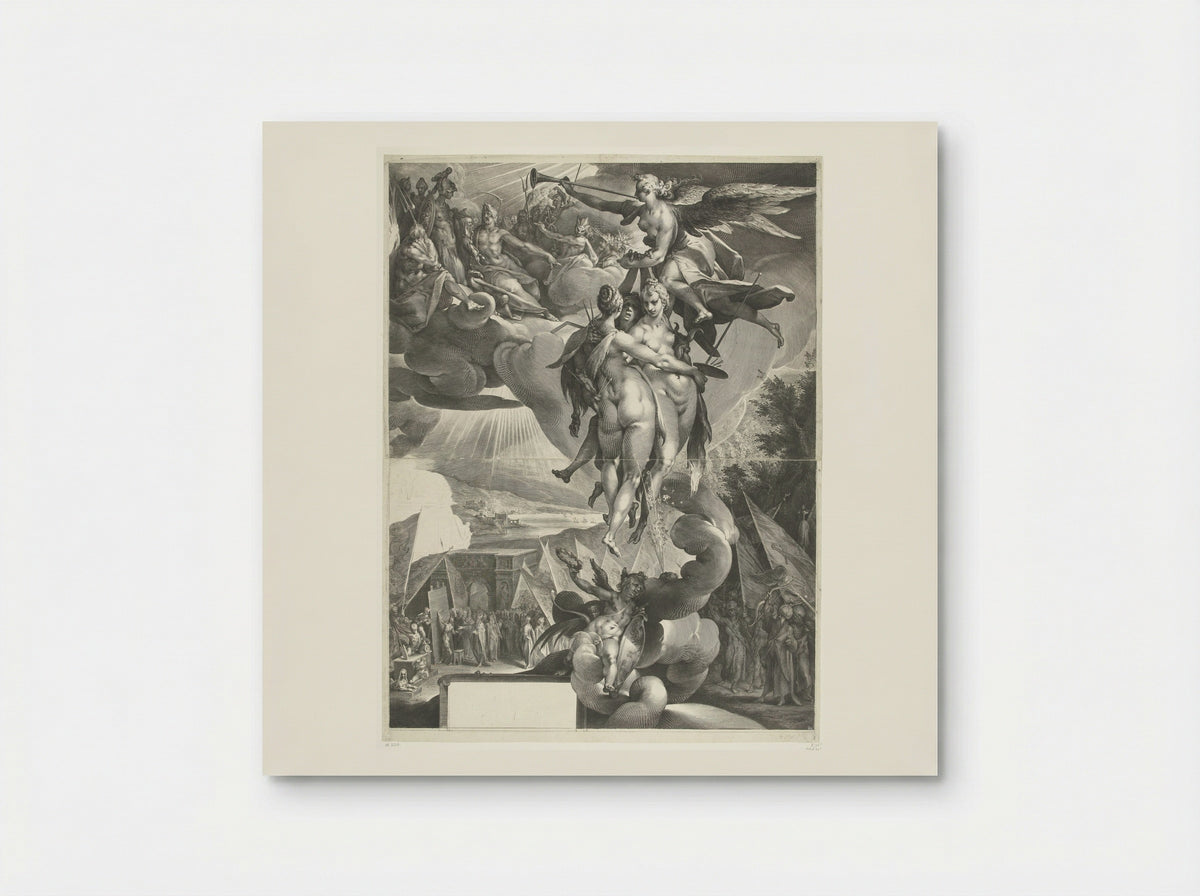 Apotheosis of the Arts - Jan Harmensz. Muller - Poster