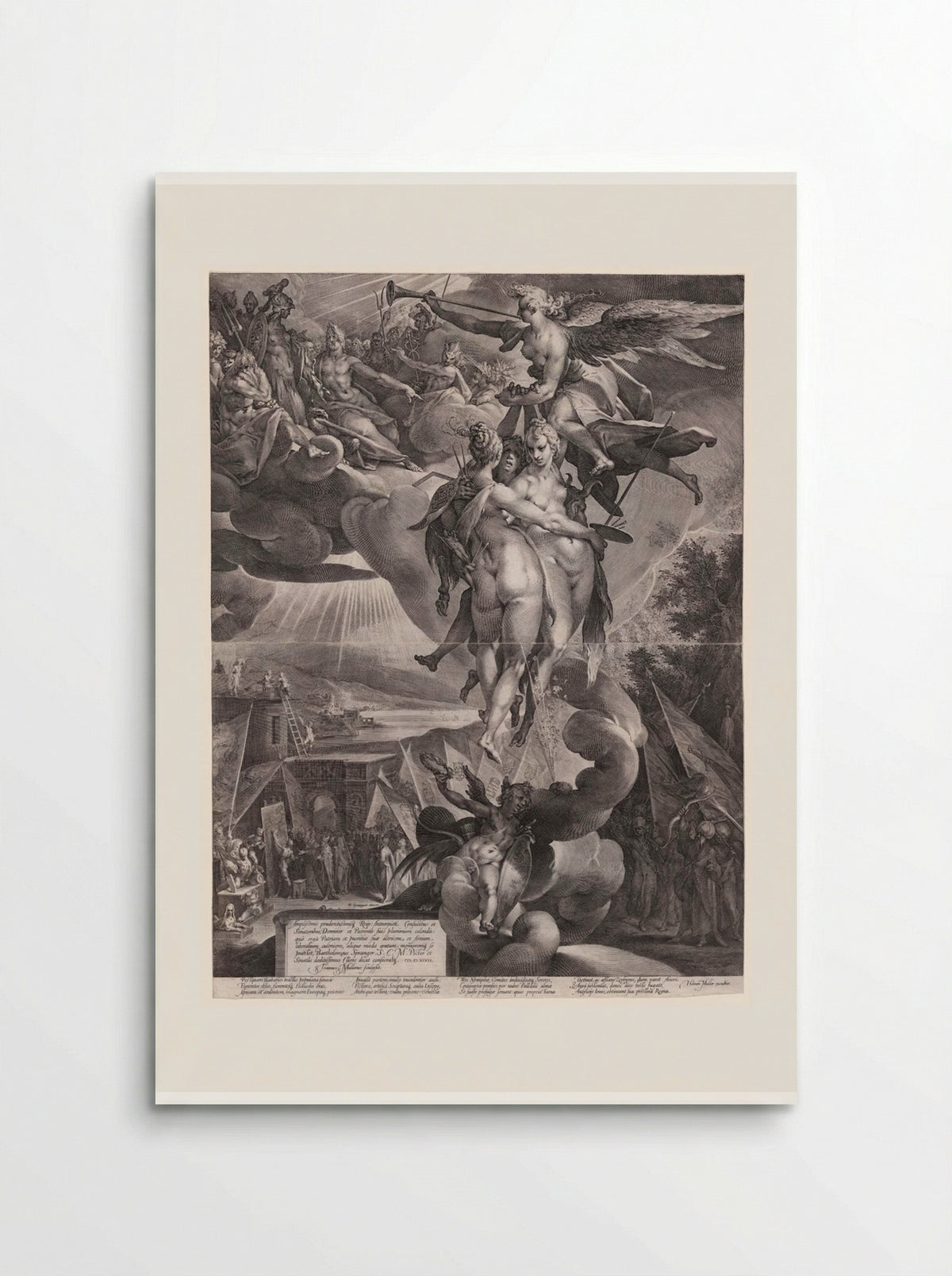 Apotheosis of the Fine Arts - Jan Harmensz. Muller - Poster