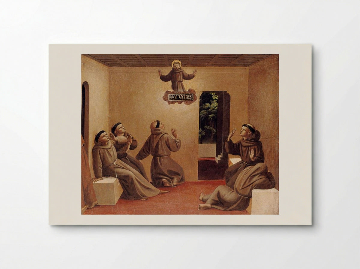 Apparition of St. Francis at Arles - Fra Angelico - Poster