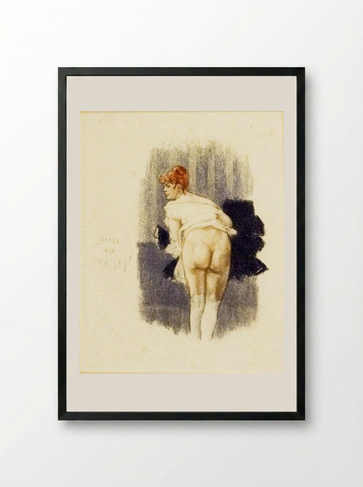 Appeal to the Masses - Félicien Rops - Framed Print Black