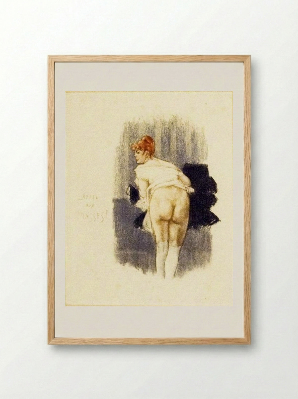 Appeal to the Masses - Félicien Rops - Framed Print Wood