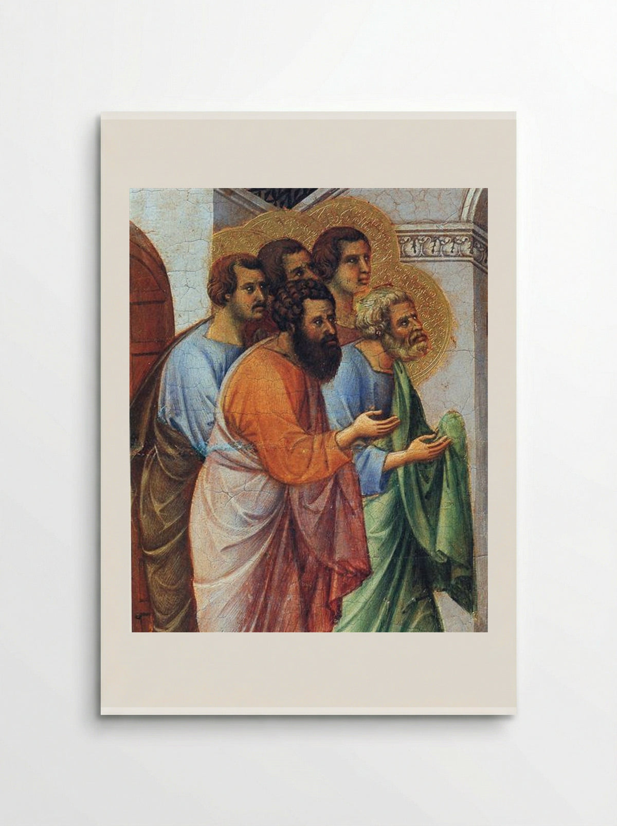 Appearance of Christ to the Apostles (Fragment) - Duccio di Buoninsegna - Poster