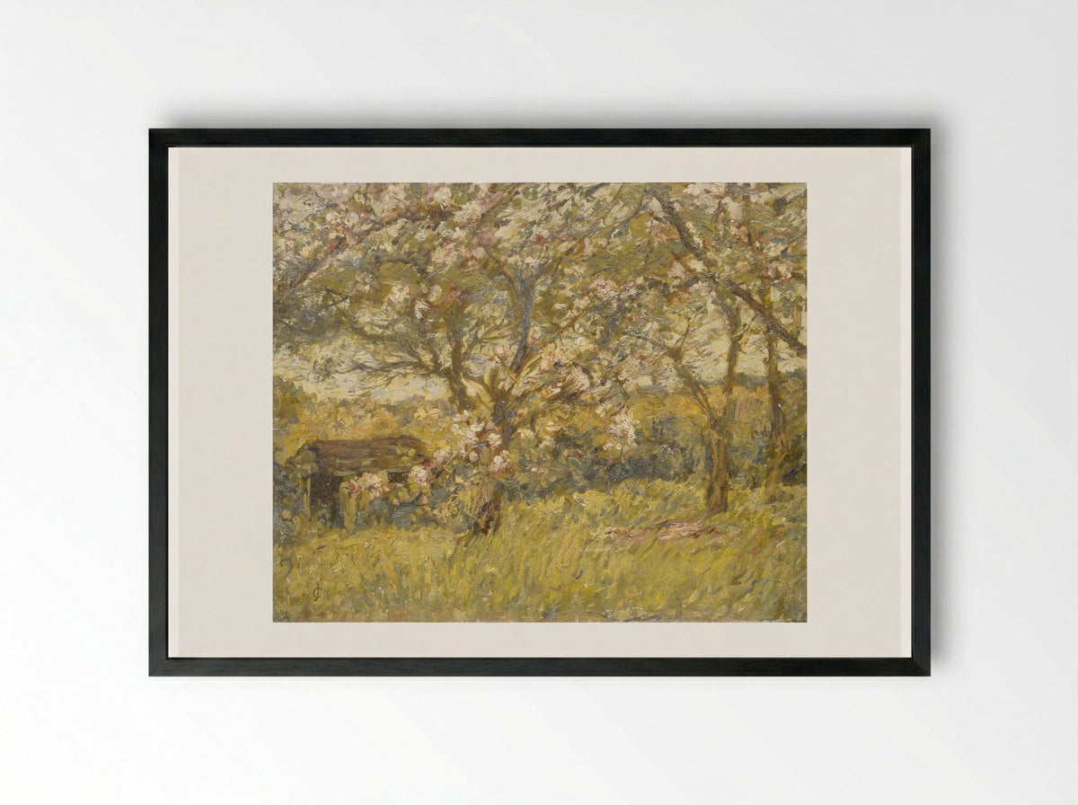 Apple Blossom - James Charles - Framed Print Black