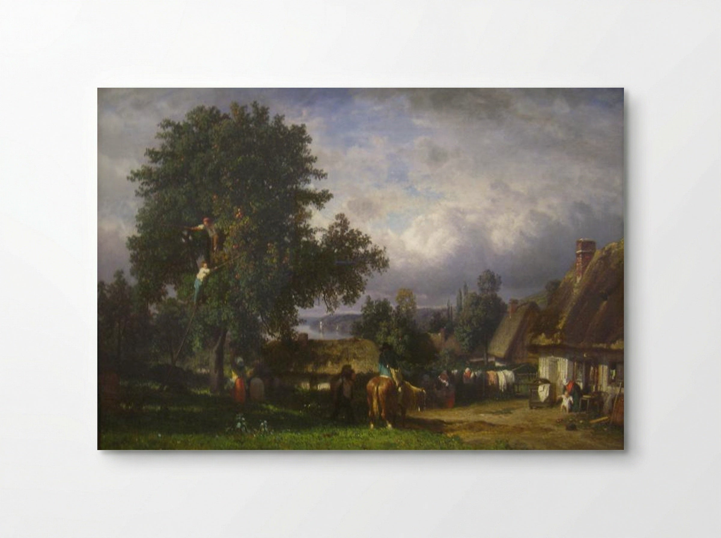 Apple Harvest in Normandy - Constant Troyon - Poster