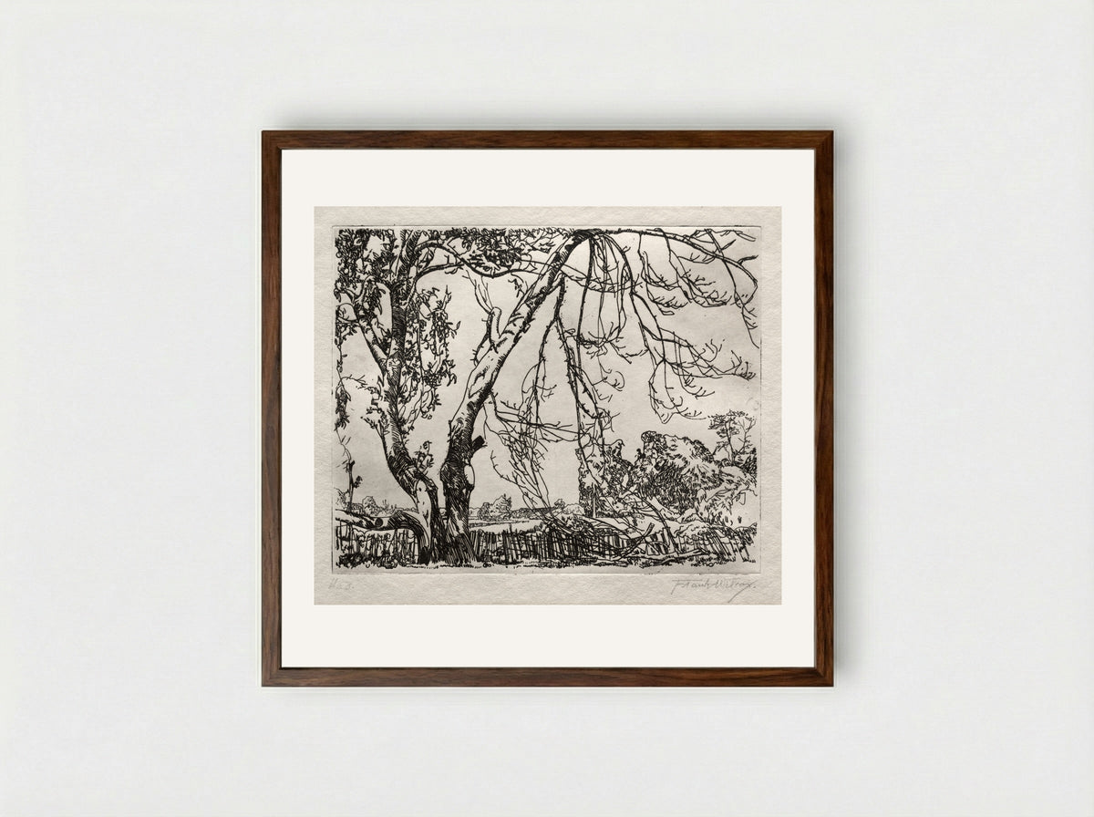Apple Tree - Frank Wilcox - Framed Print Dark Wood