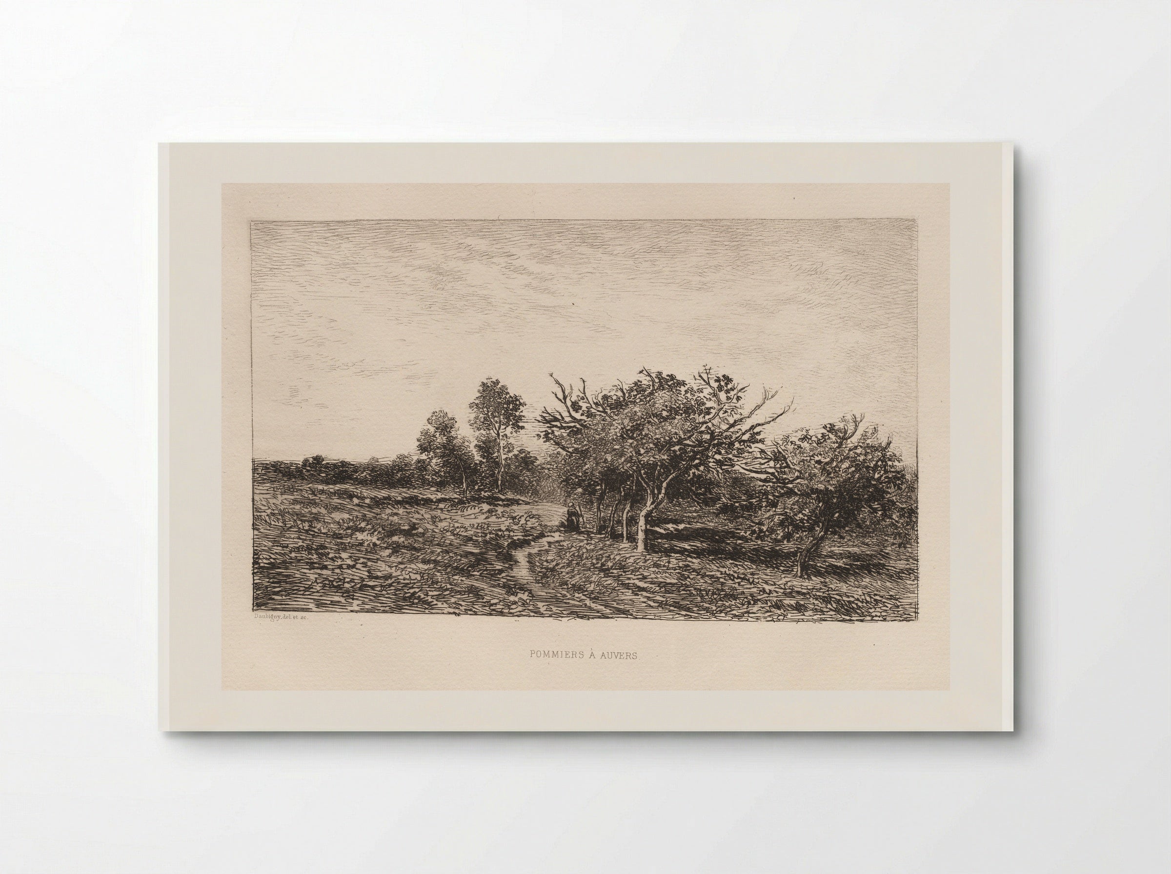 Apple Trees at Auvers - Charles-François Daubigny - Poster