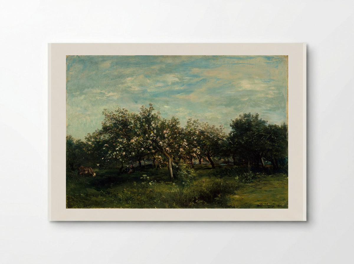 Apple Trees in Blossom - Charles-François Daubigny - Poster