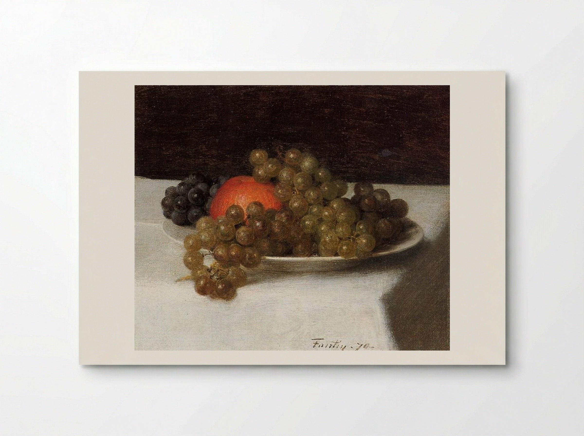 Apples and Grapes - Henri Fantin-Latour - Poster
