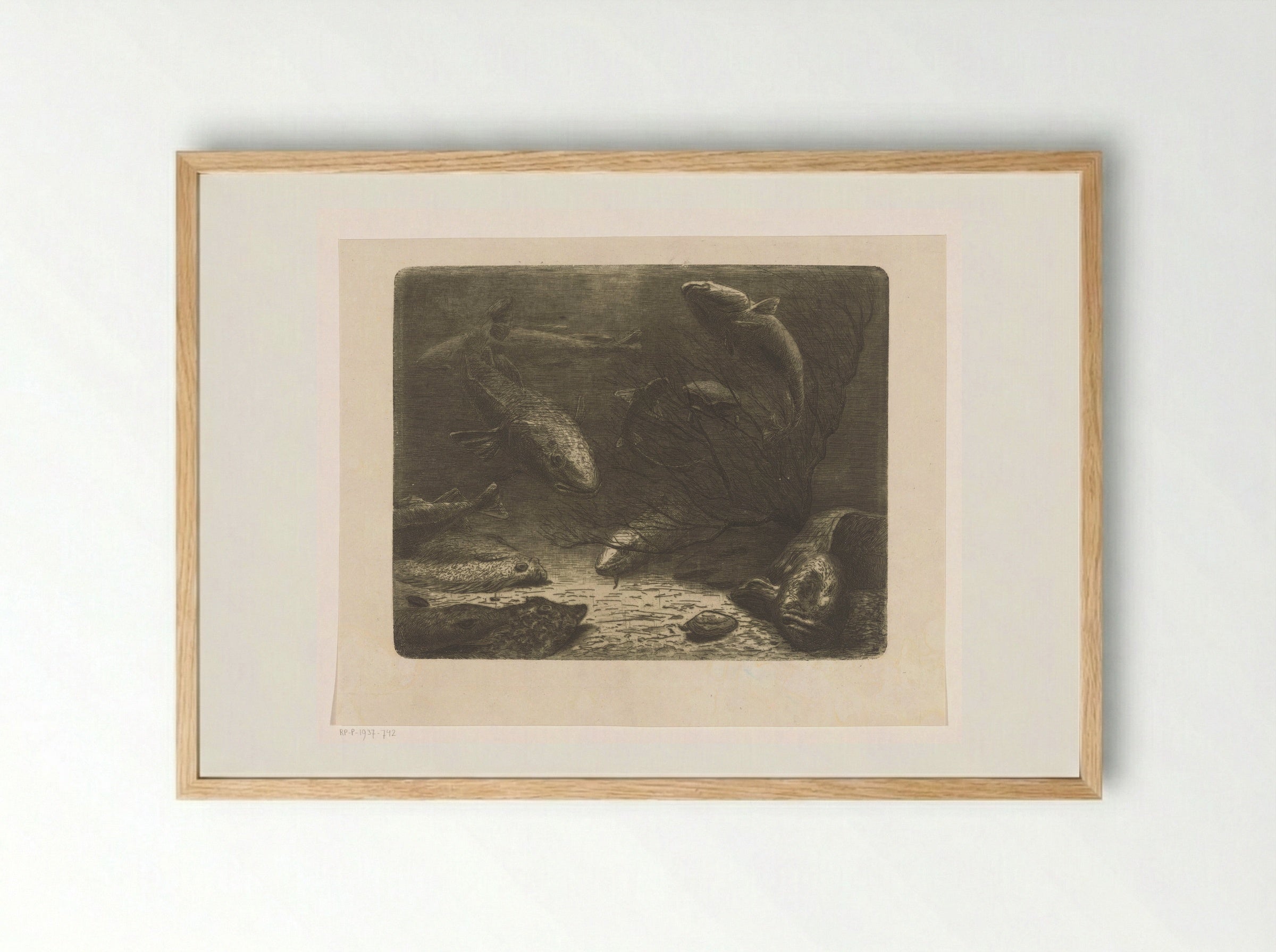 Aquarium - August Le Gras - Framed Print Wood