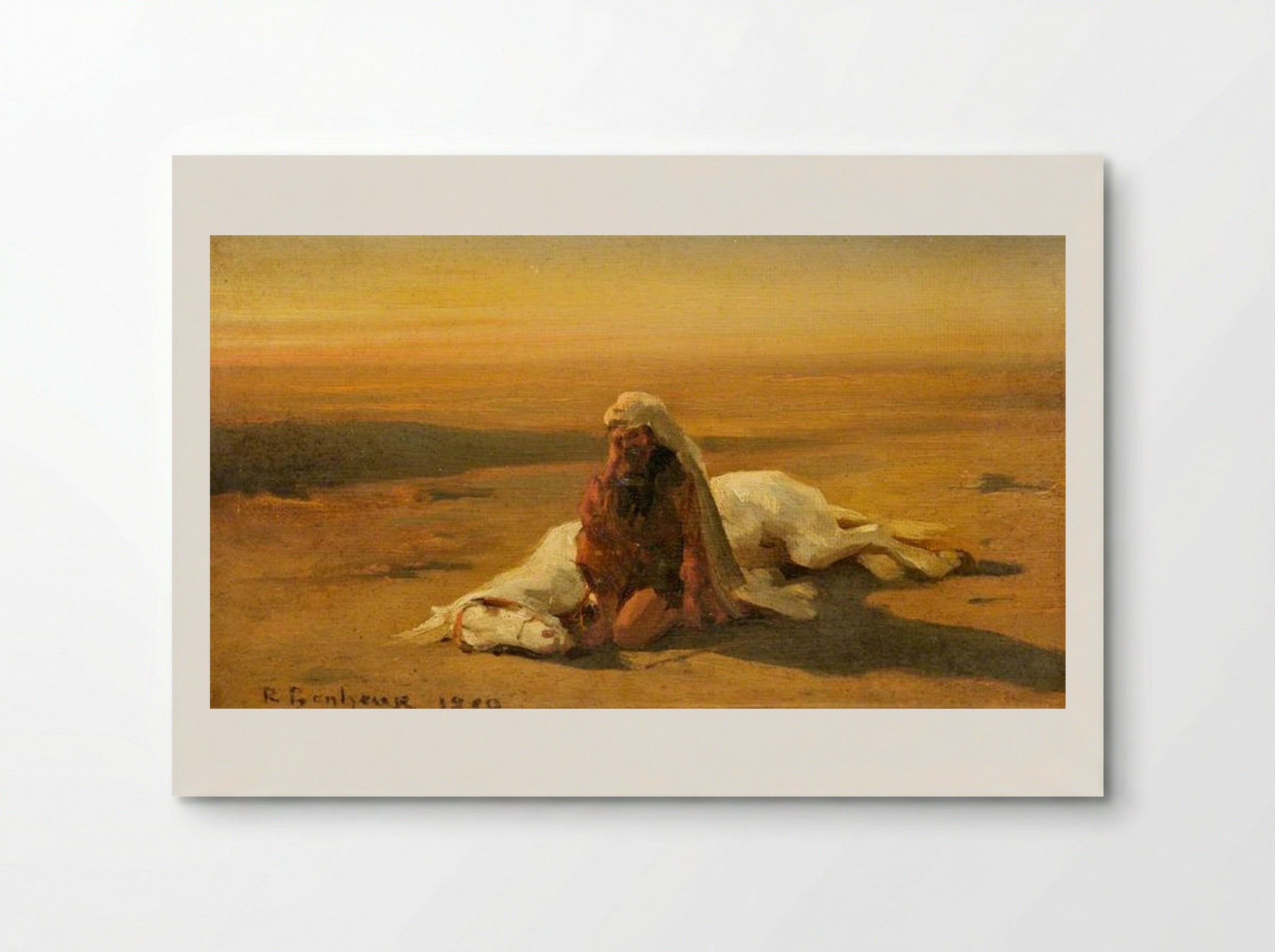 Arab and a Dead Horse - Rosa Bonheur - Poster