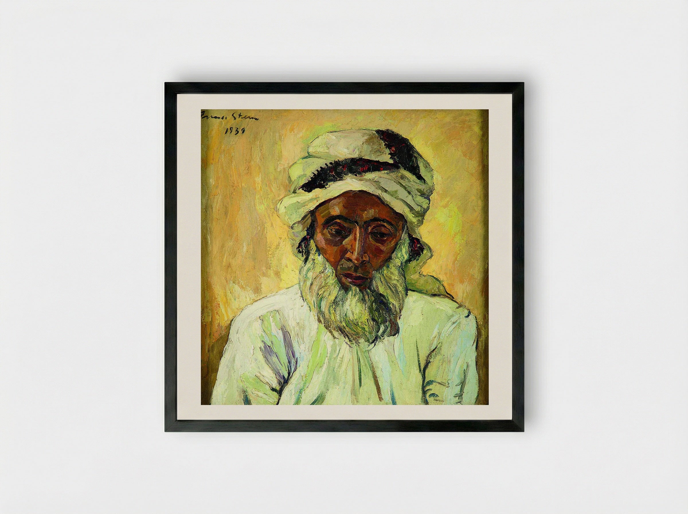 Arab - Irma Stern - Framed Print Black