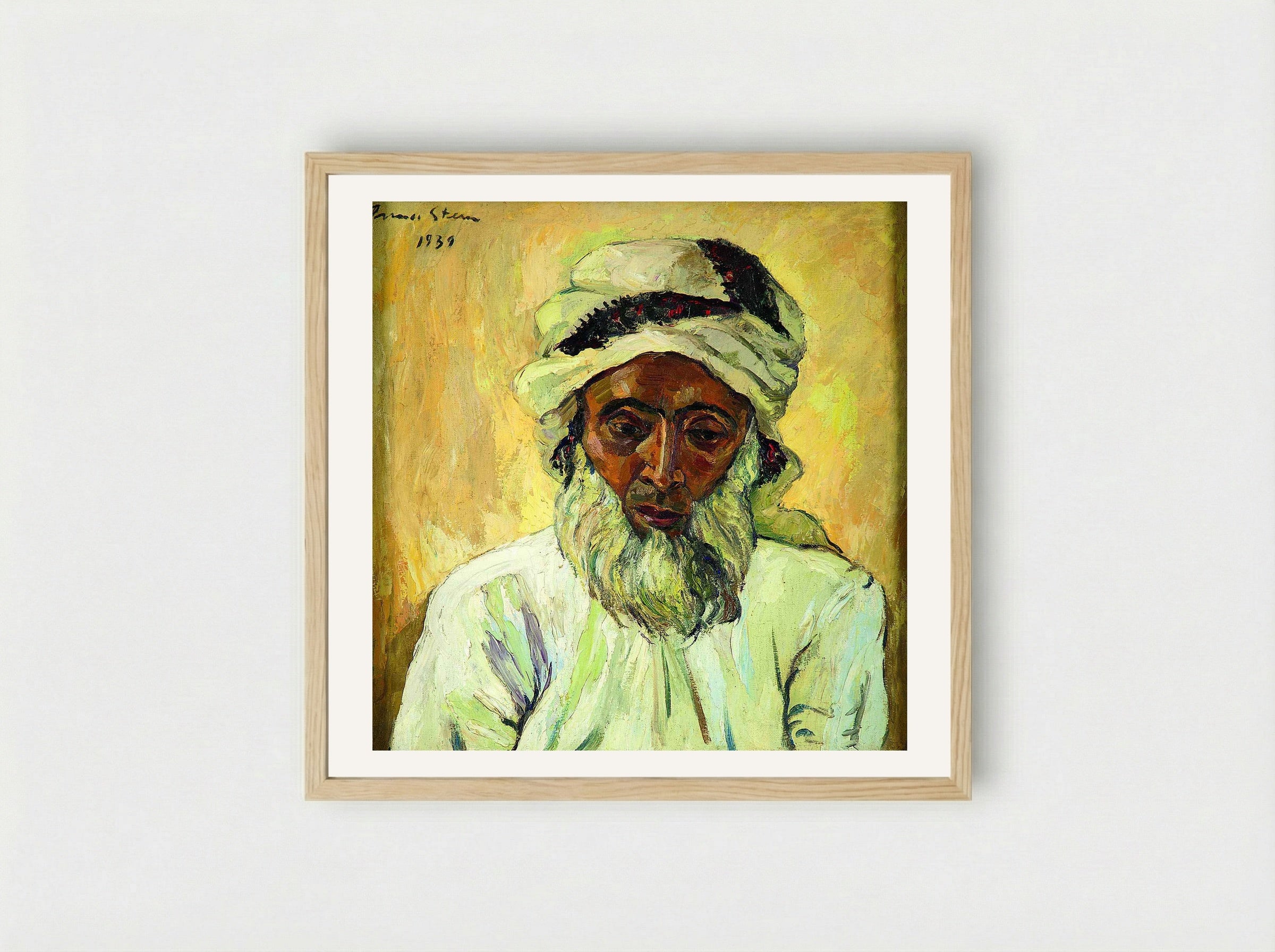 Arab - Irma Stern - Framed Print Wood