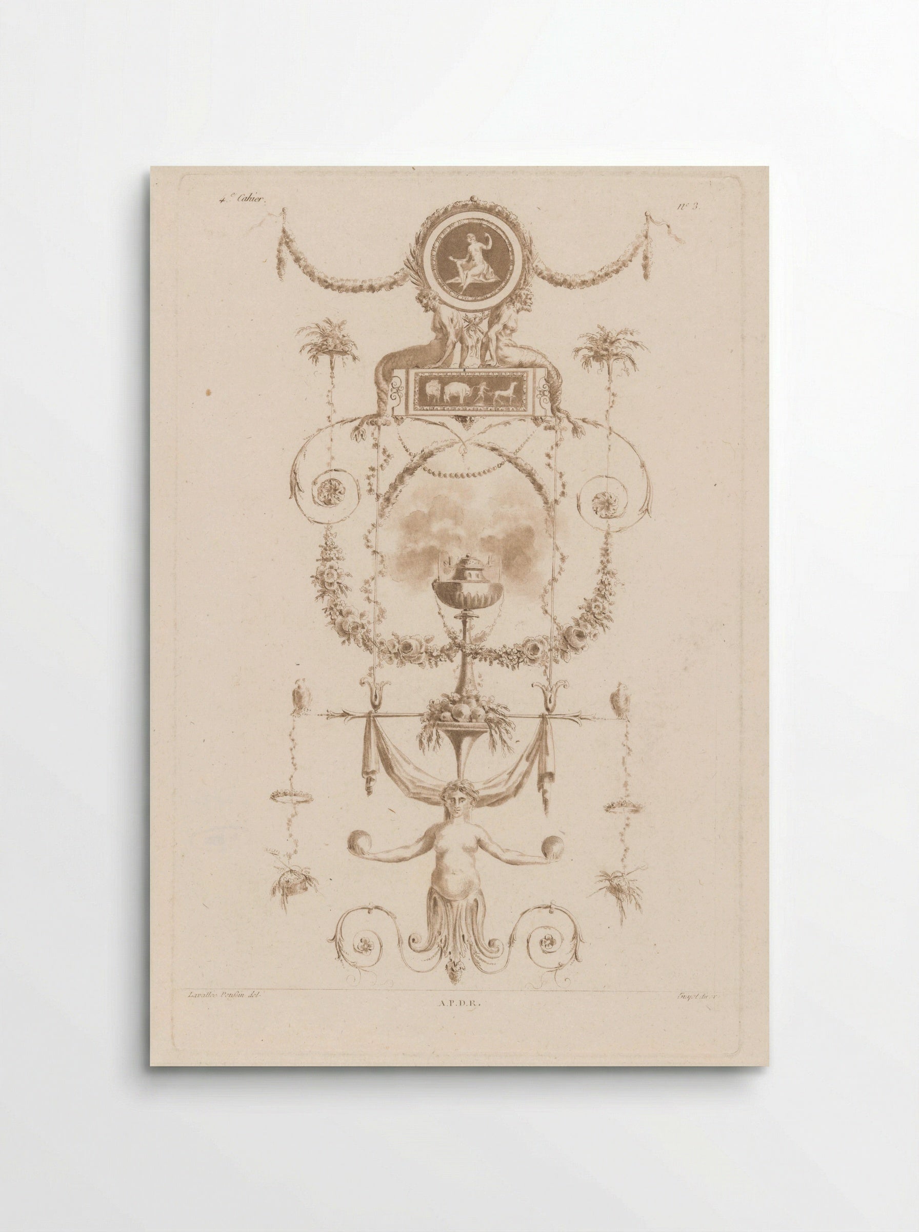 Arabesken met rookvat - Laurent Guyot - Poster