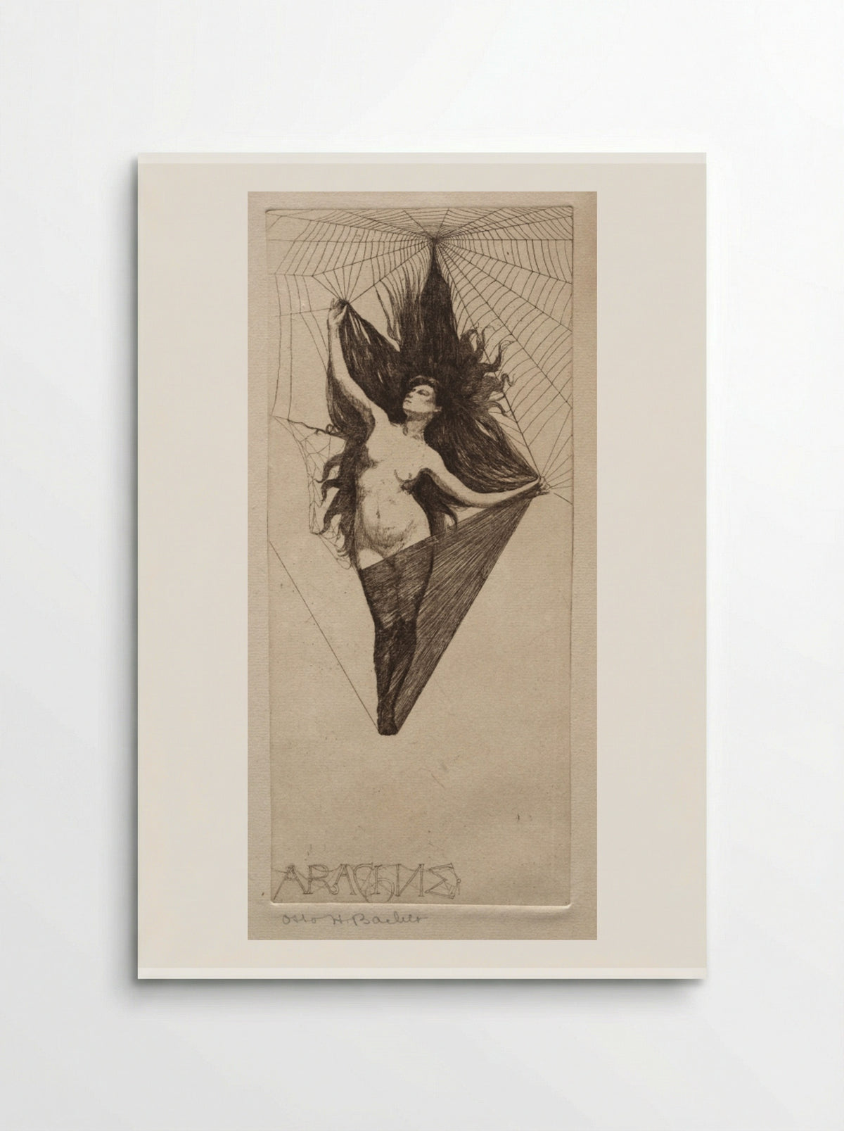 Arachne - Otto H. Bacher - Poster
