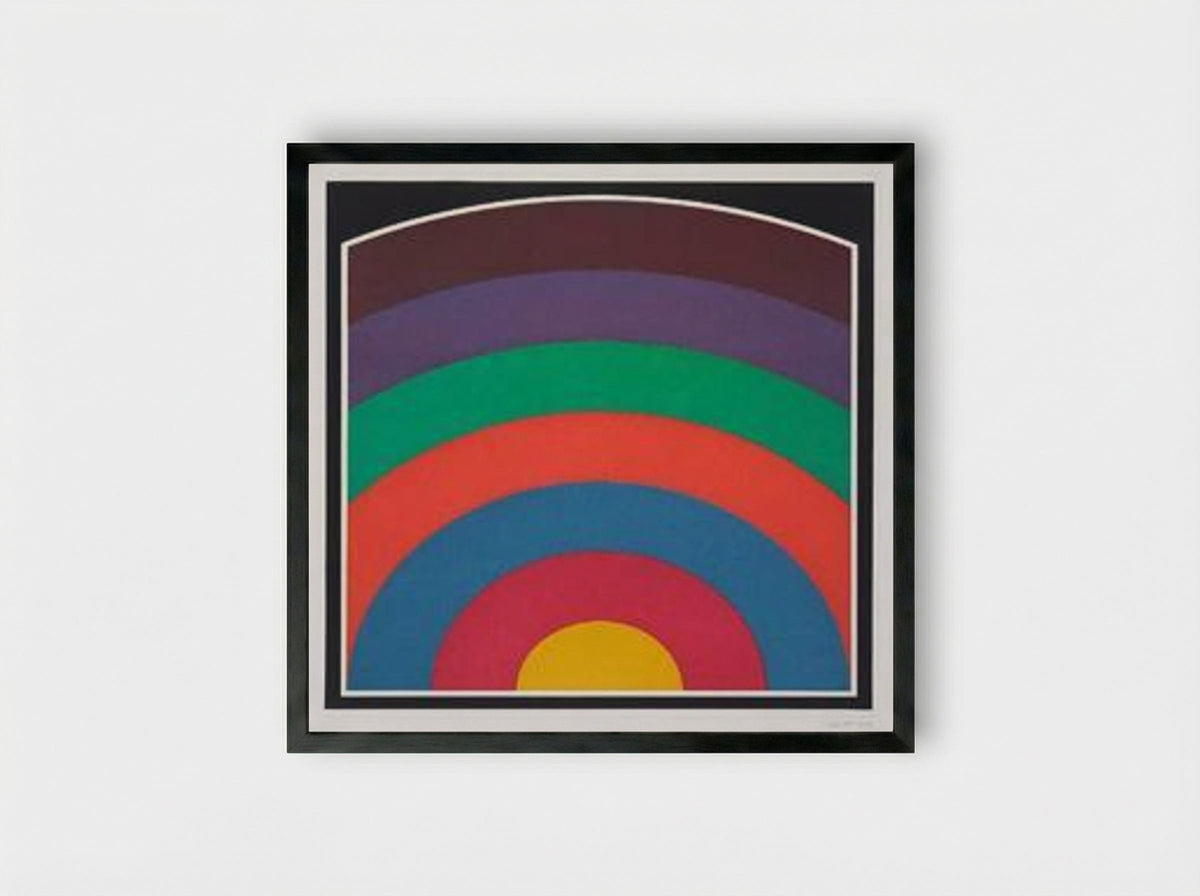 Arc Bands - Sol LeWitt - Framed Print Black