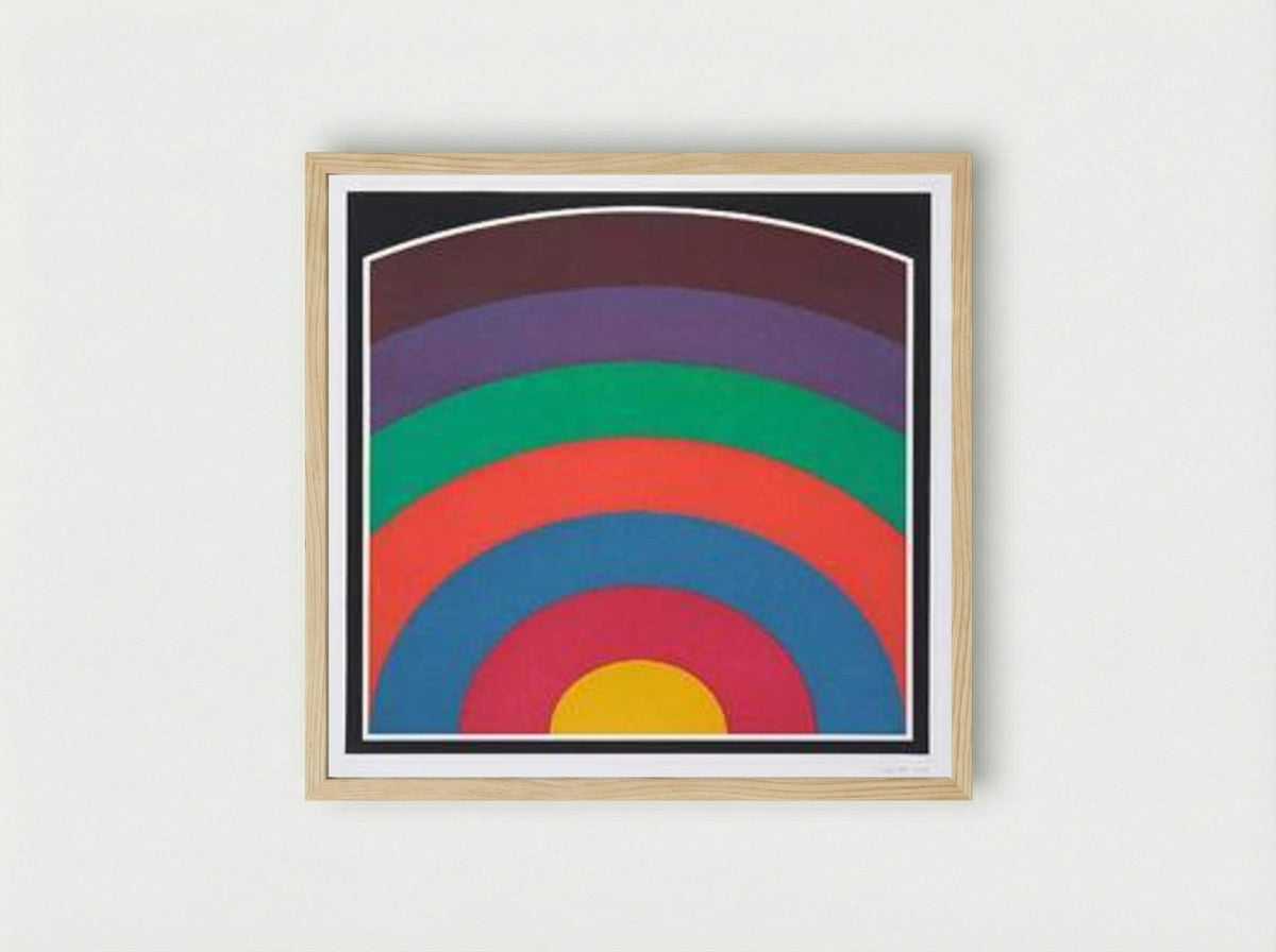 Arc Bands - Sol LeWitt - Framed Print Wood