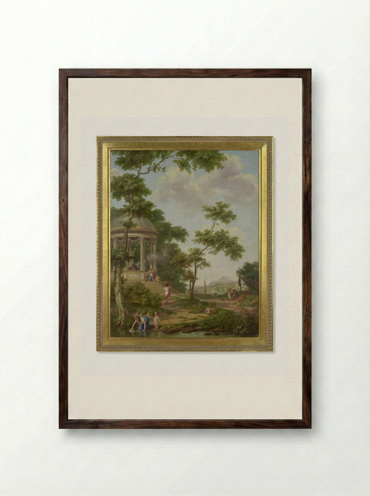 Arcadian Landscape - Jurriaan Andriessen - Framed Print Dark Wood