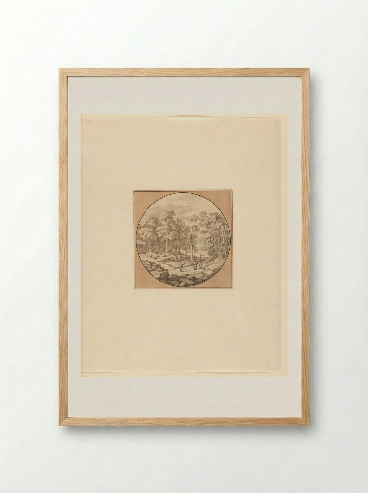 Arcadian Scene - Theodor Lubienitzki - Framed Print Wood