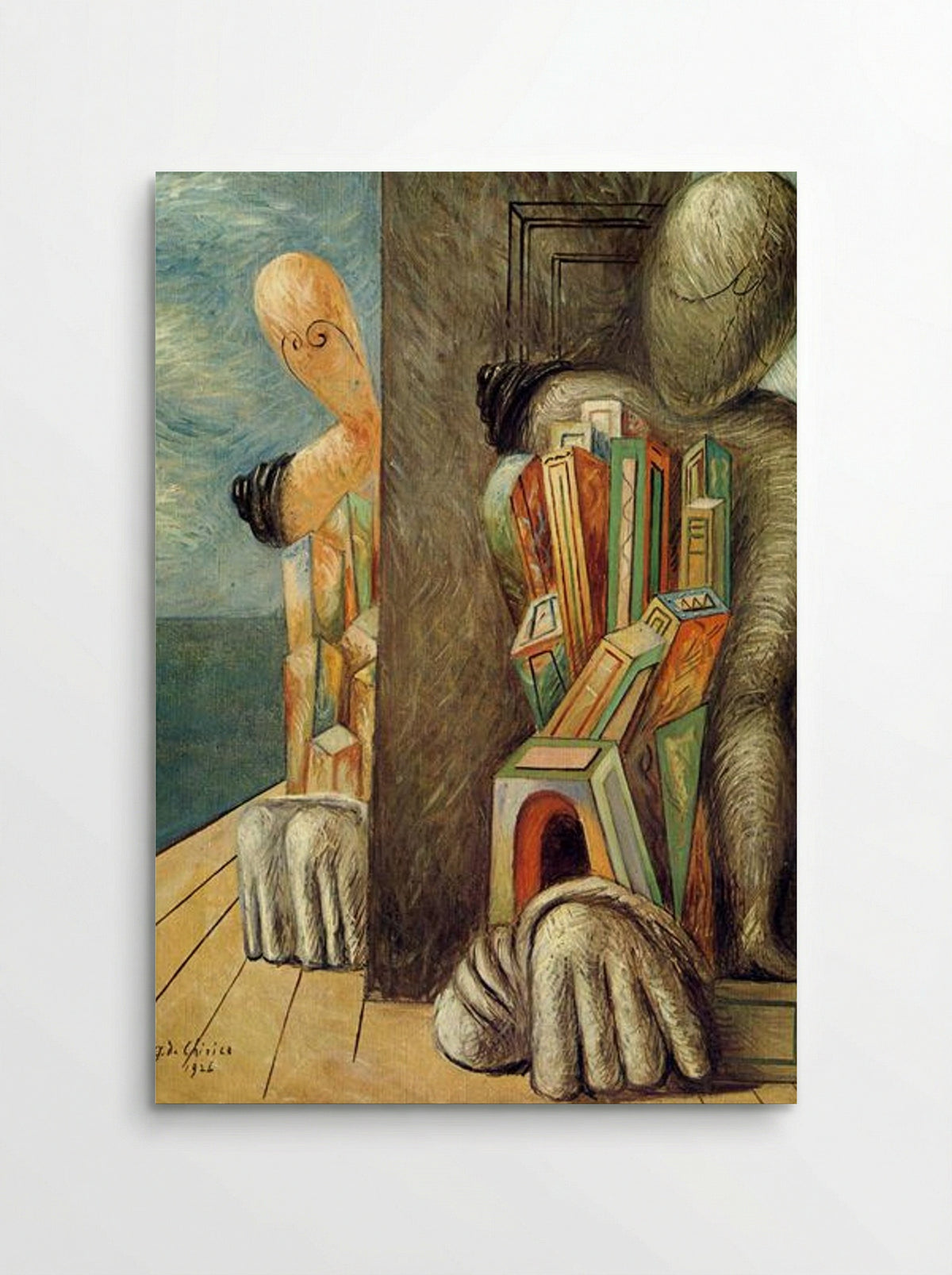 Archaeologists - Giorgio de Chirico - Poster