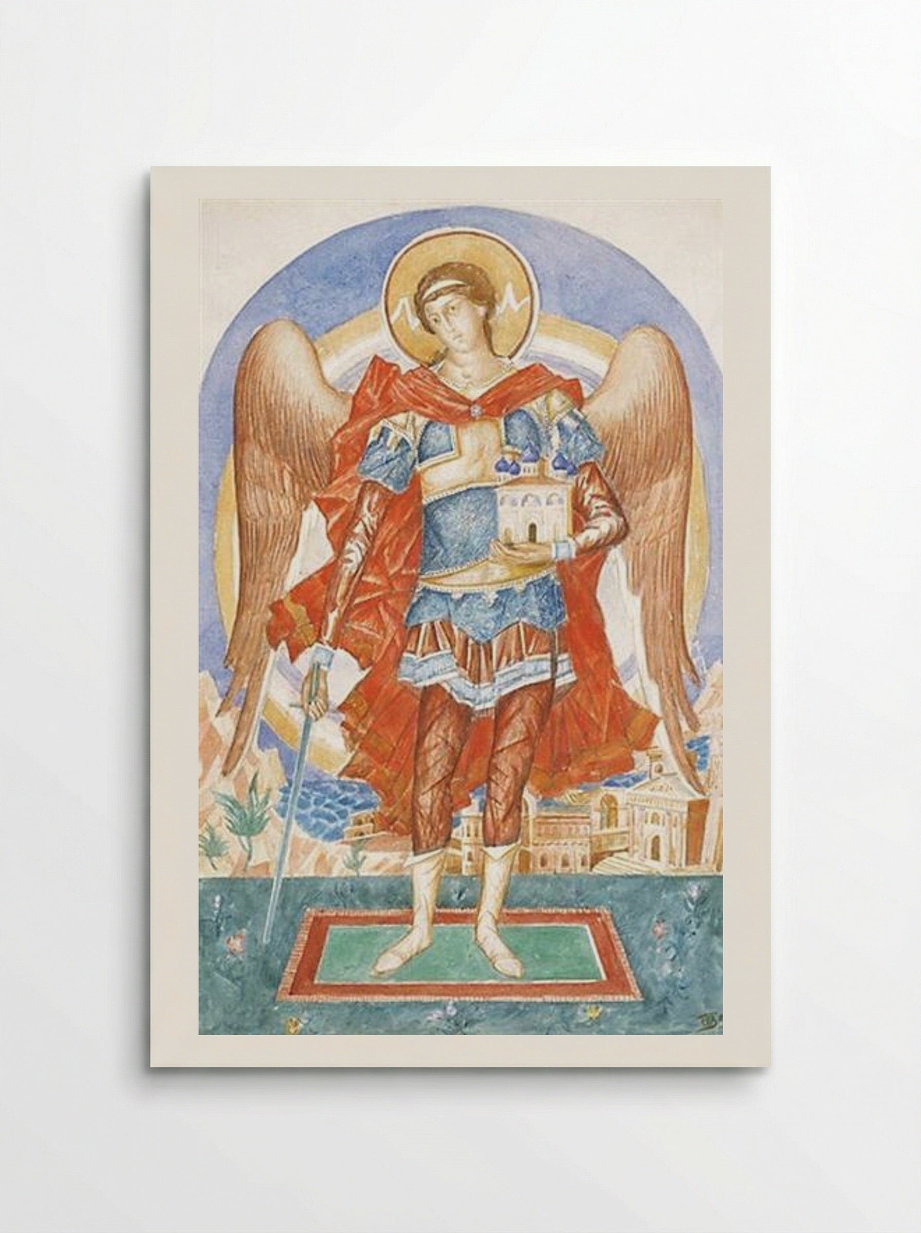 Archangel Michael - Kuzma Petrov-Vodkin - Poster