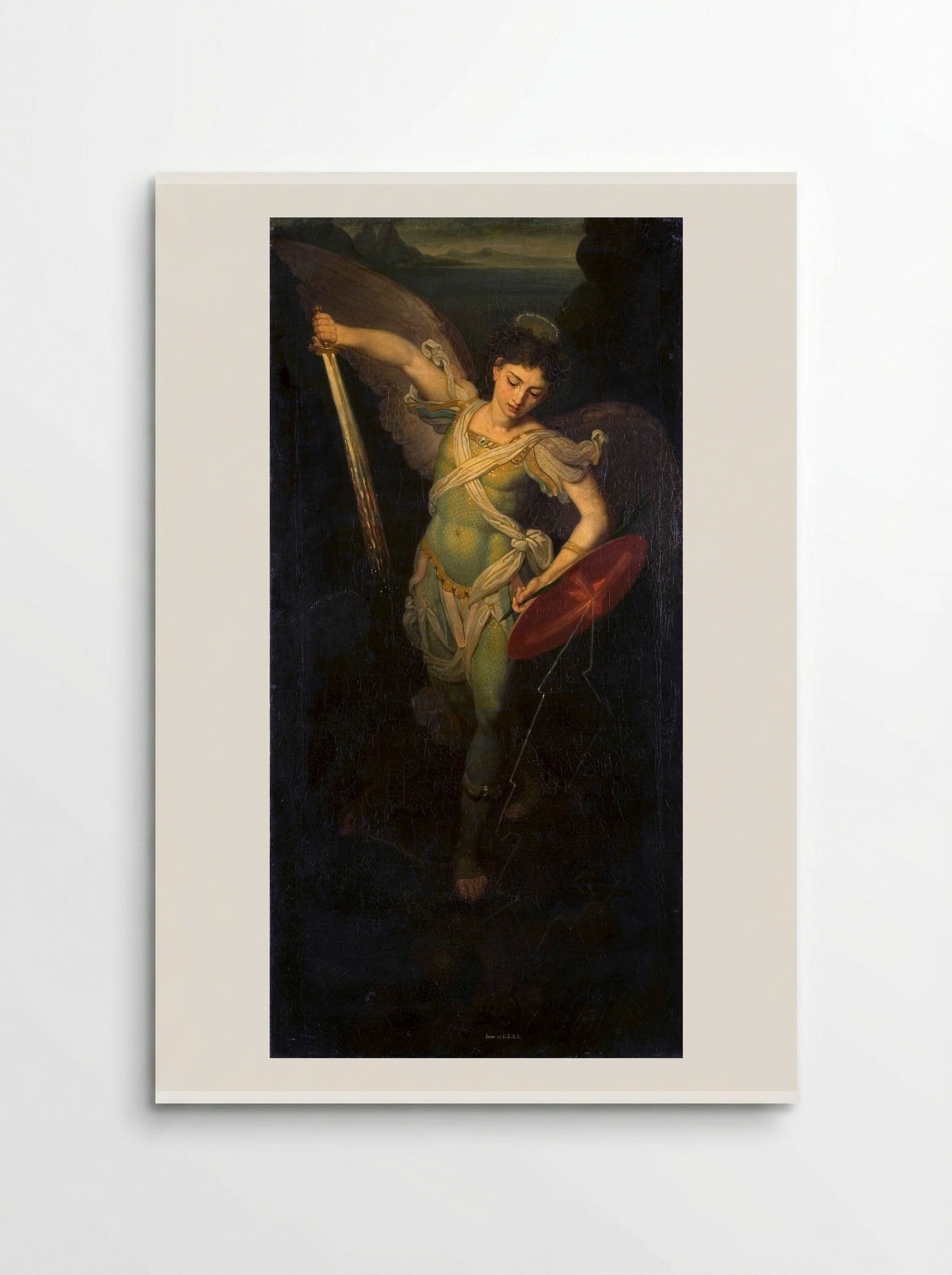 Archangel Michael - Vladimir Borovikovsky - Poster