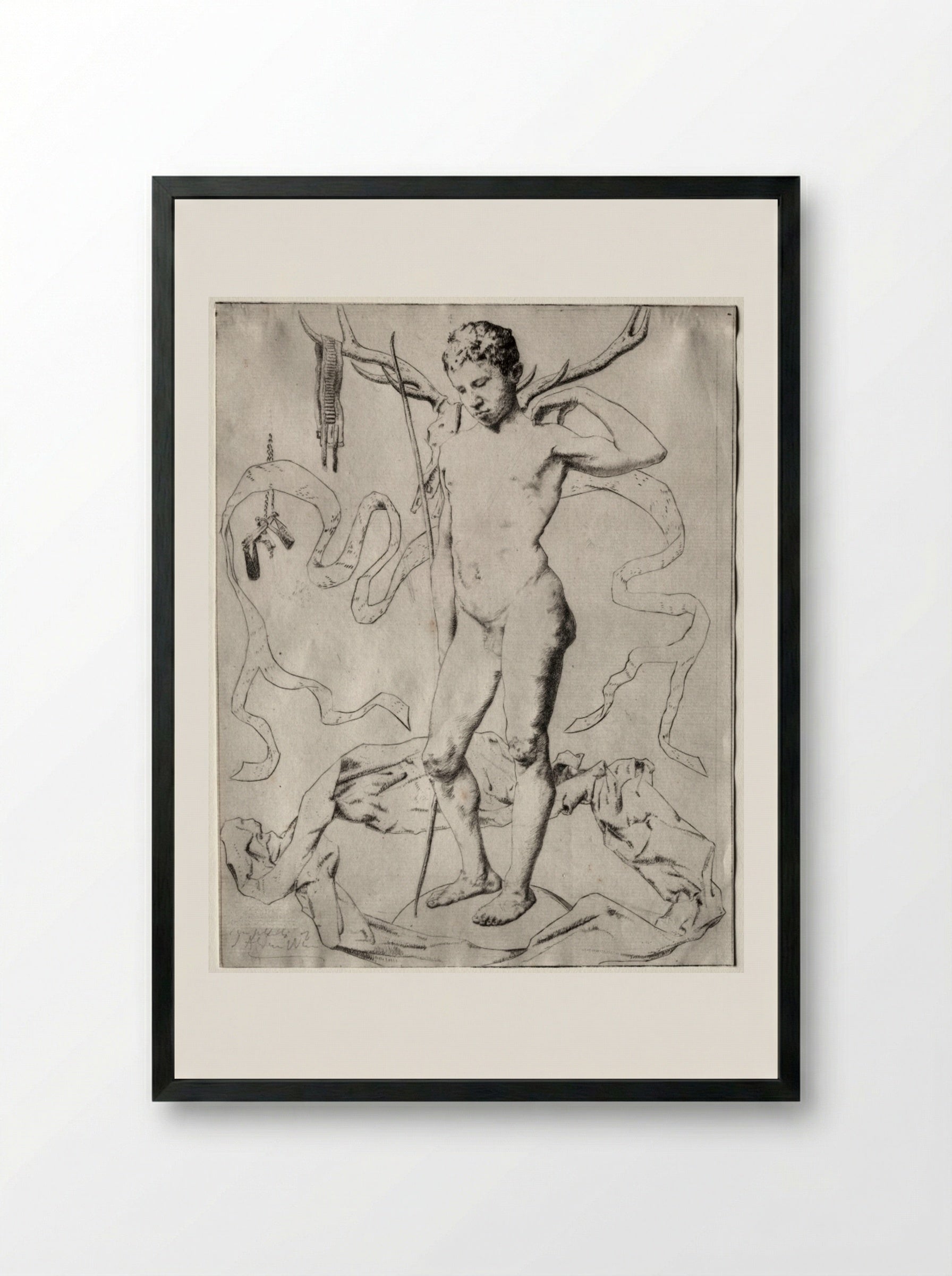 Arcturus - Julian Alden Weir - Framed Print Black