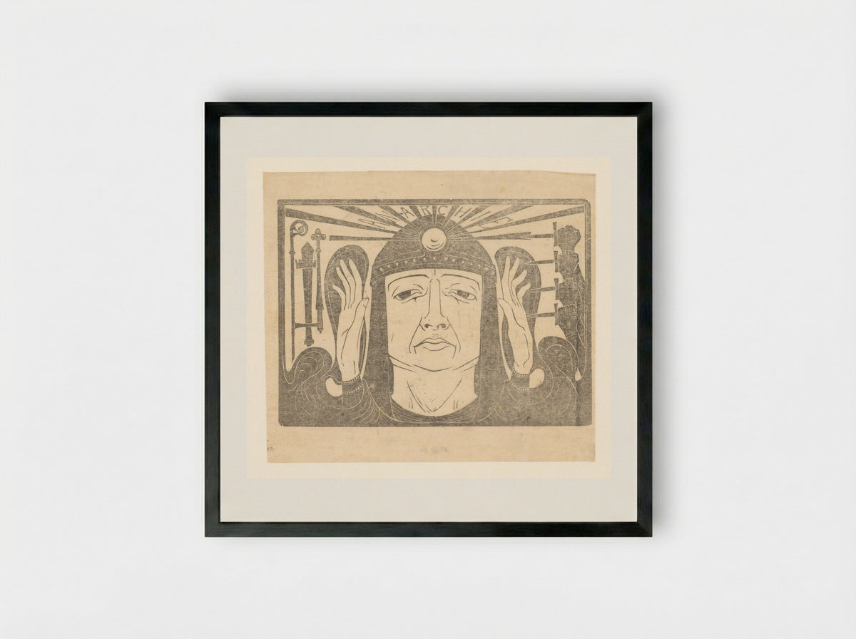 Argonauten: Psychische kracht onaantastbaar - Karel Petrus Cornelis de Bazel - Framed Print Black