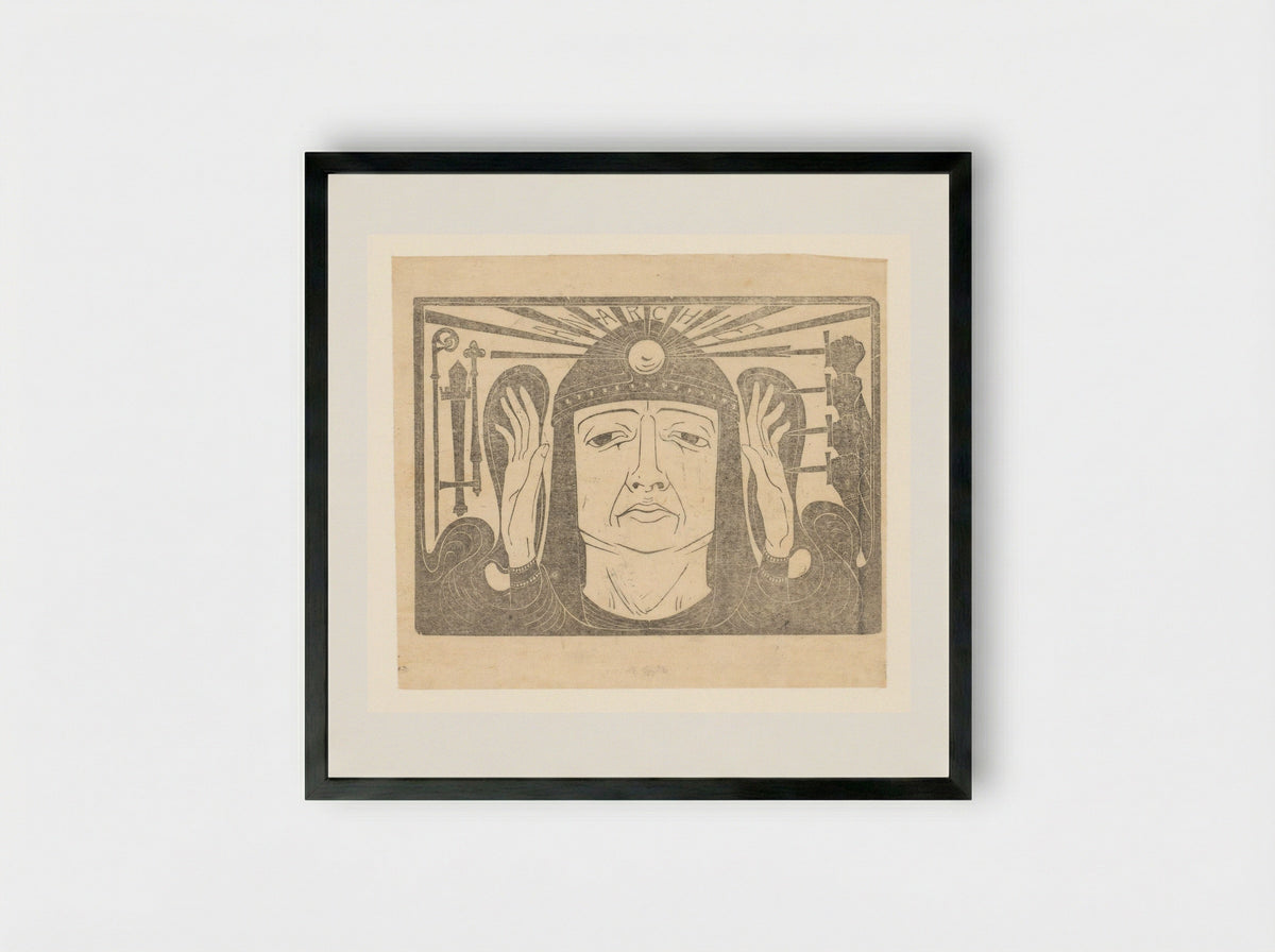 Argonauten: Psychische kracht onaantastbaar - Karel Petrus Cornelis de Bazel - Framed Print Black