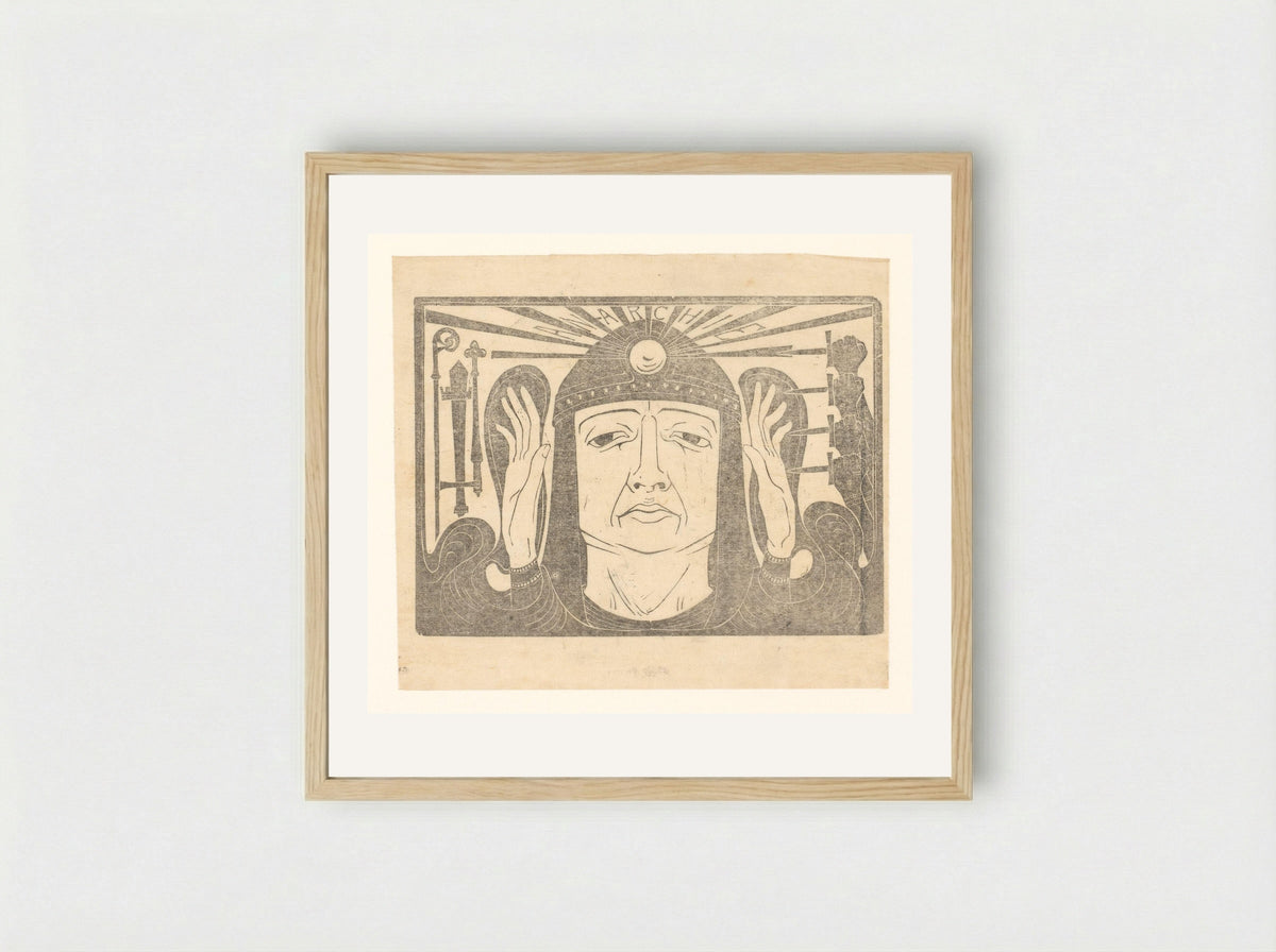 Argonauten: Psychische kracht onaantastbaar - Karel Petrus Cornelis de Bazel - Framed Print Wood