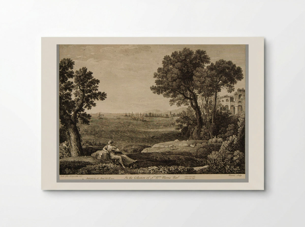 Ariadne and Bacchus - François Vivares - Poster