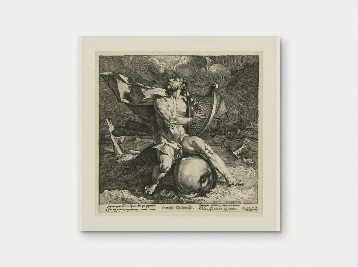 Arion on the Dolphin - Jan Harmensz. Muller - Poster