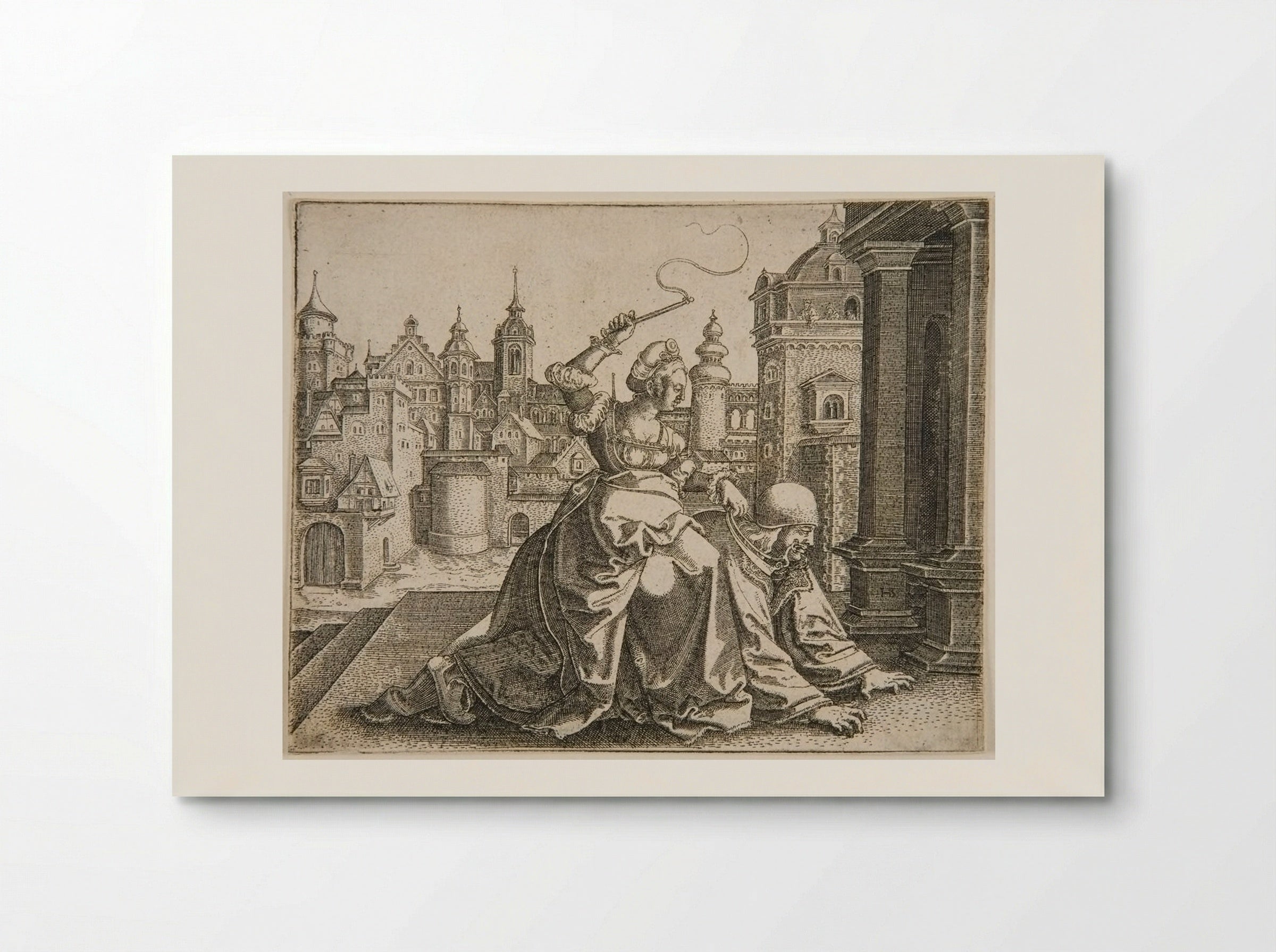 Aristotle and Phyllis - Hans Brosamer - Poster