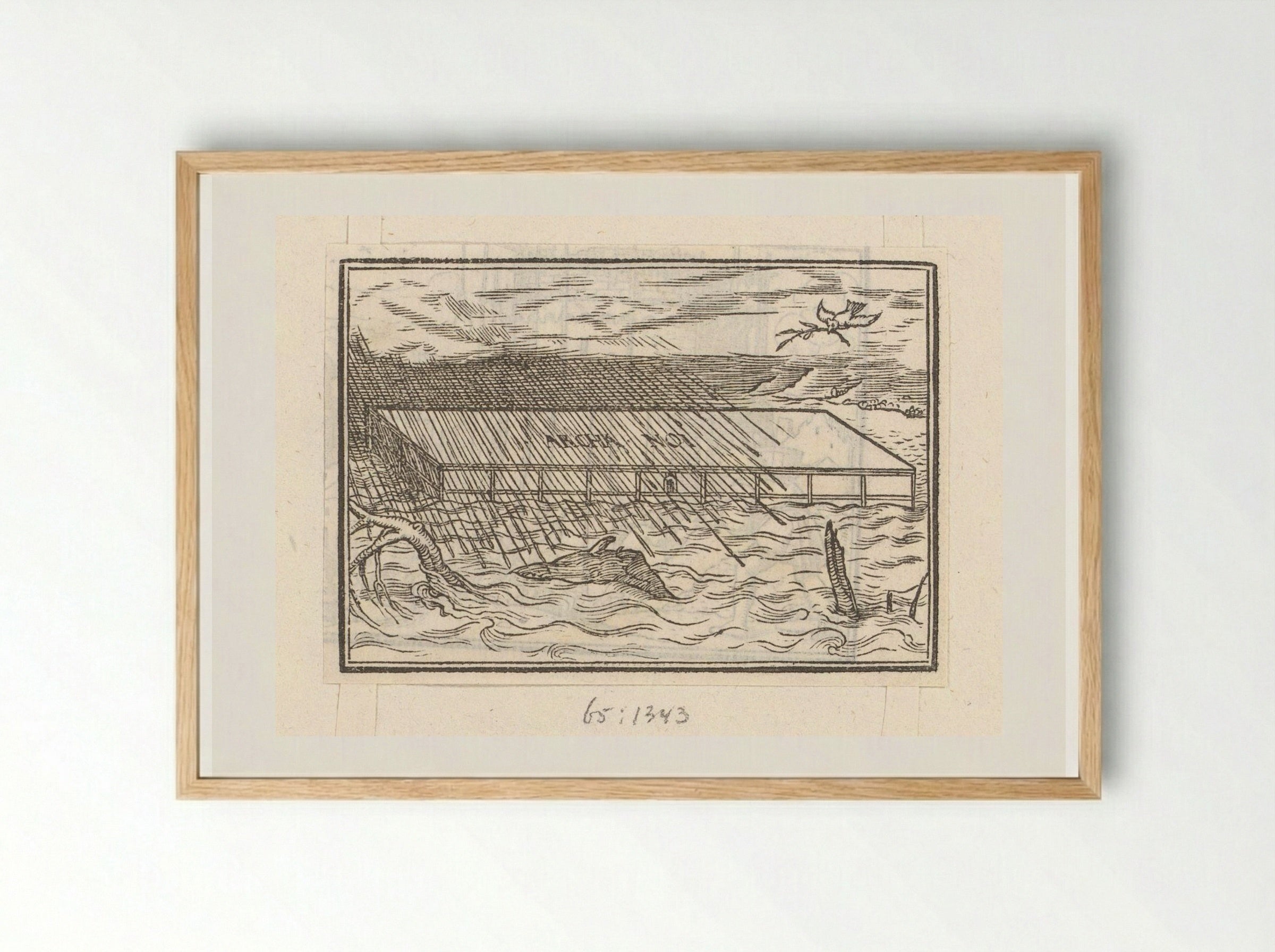 Ark van Noach - Veit Rudolf Specklin - Framed Print Wood