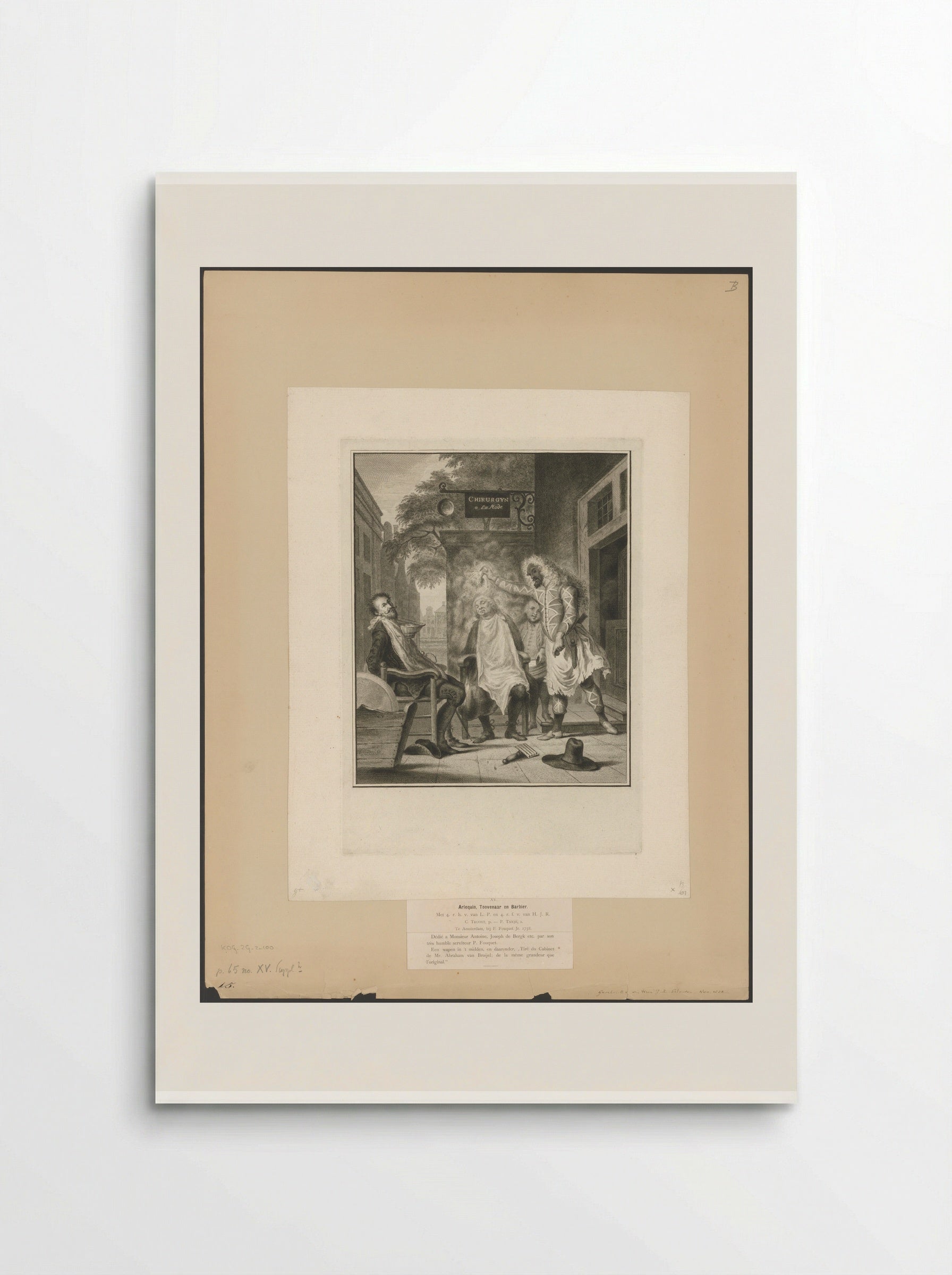 Arlequin, tovenaar en barbier: de bedrogen rivalen - Pieter Tanjé - Poster