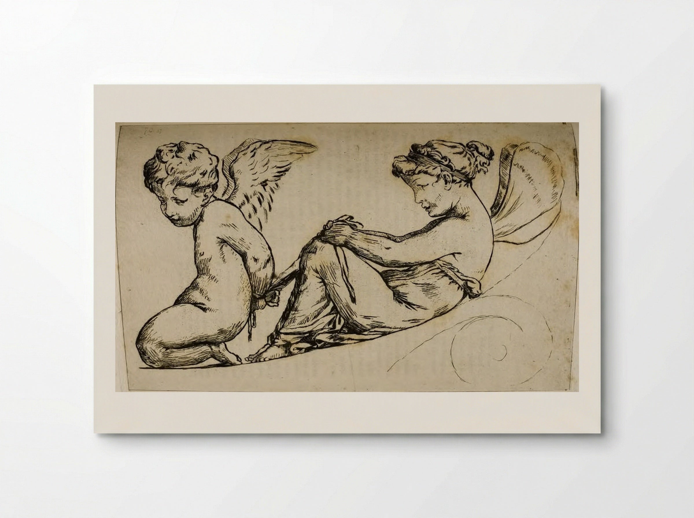 Arm of the Chair of the Empress Marie-Louise - Jules de Goncourt - Poster