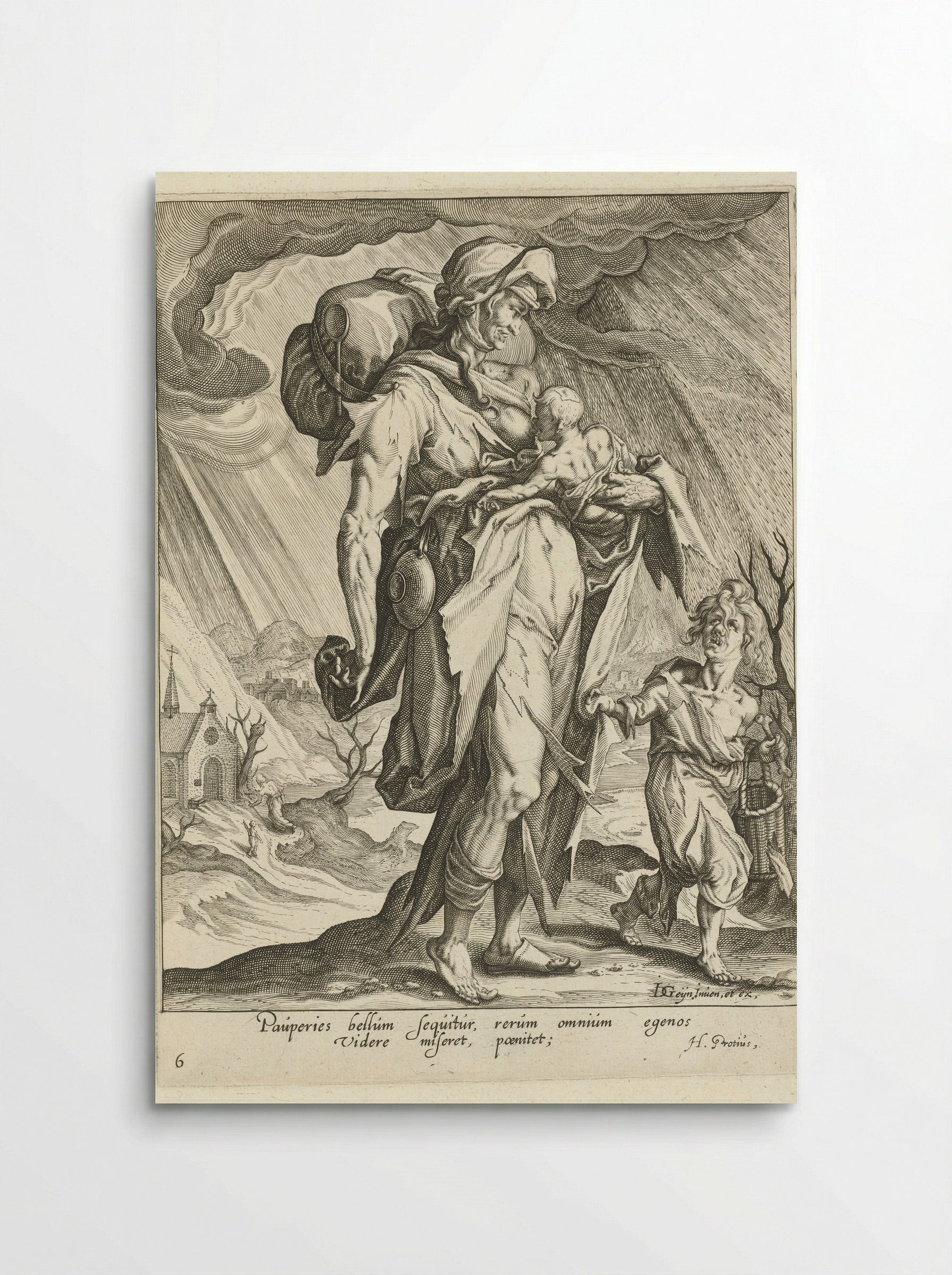 Armoede (Paupertas) - Zacharias Dolendo - Poster