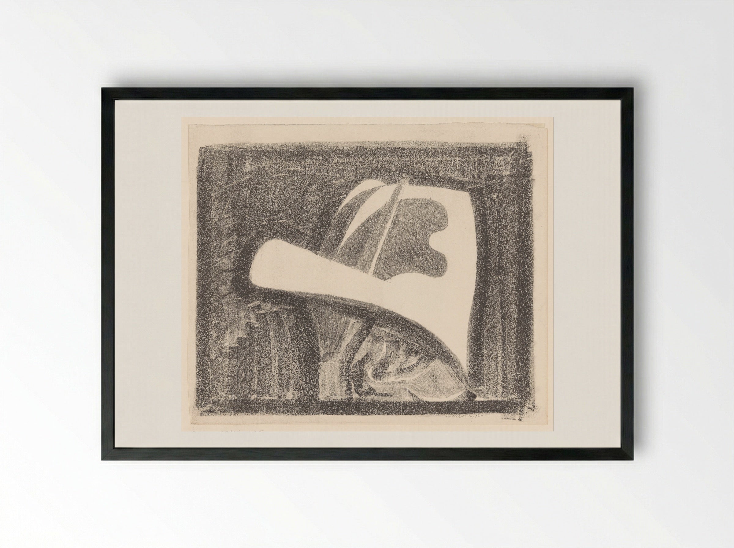Aronskelk (Calla Lily) - Samuel Jessurun de Mesquita - Framed Print Black
