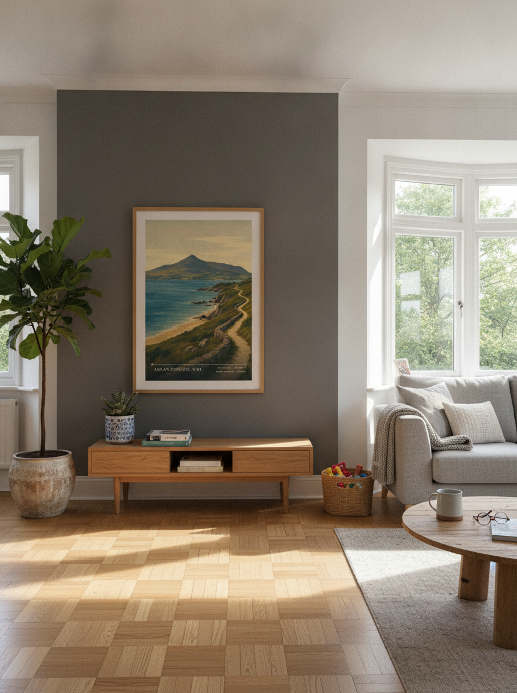 Arran Coastal Way Travel Poster Artwork - Lifestyle