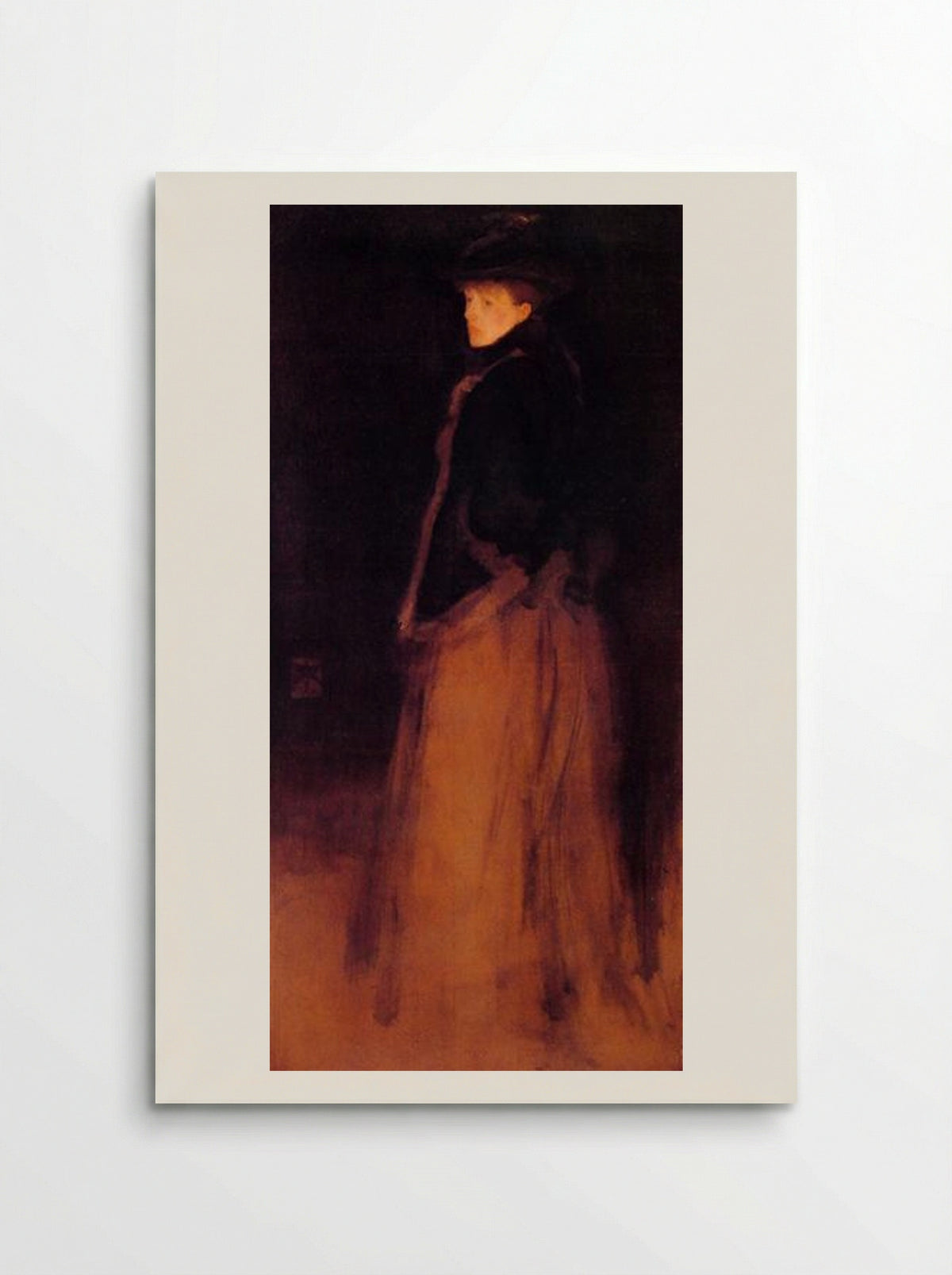 Arrangement in Black and Brown: The Fur Jacket - James McNeill Whistler - Poster