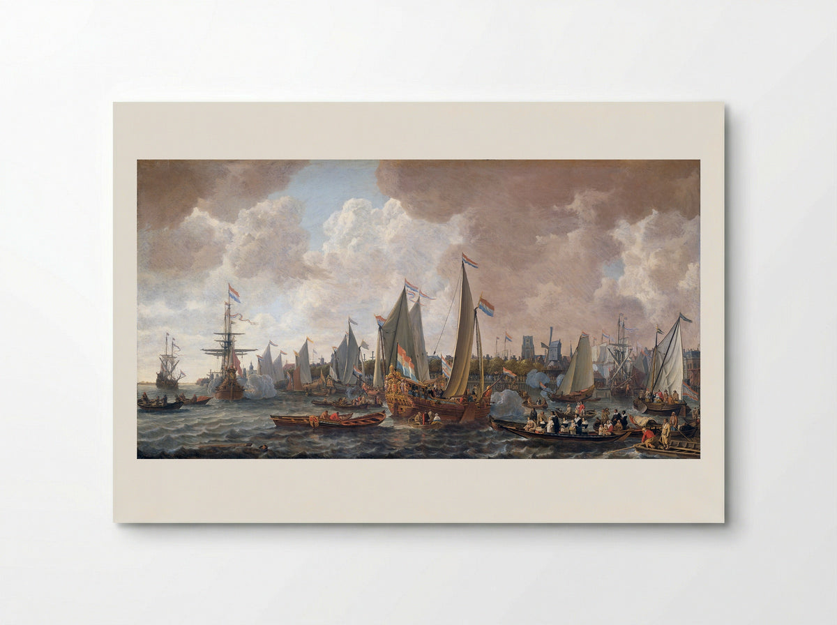 Arrival of Charles II, King of England, in Rotterdam, 24 May 1660 - Lieve Pietersz. Verschuier - Poster