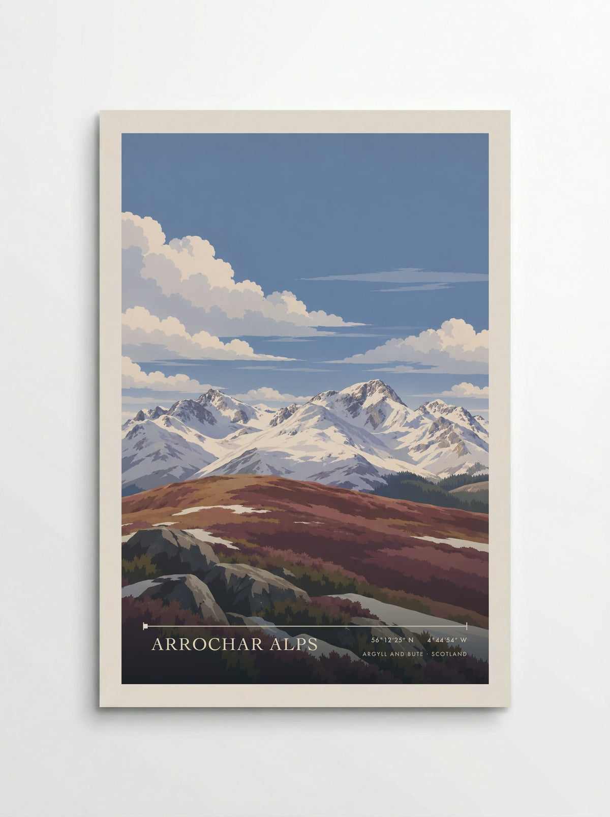 Arrochar Alps, Argyll and Bute | Travel Poster - Poster