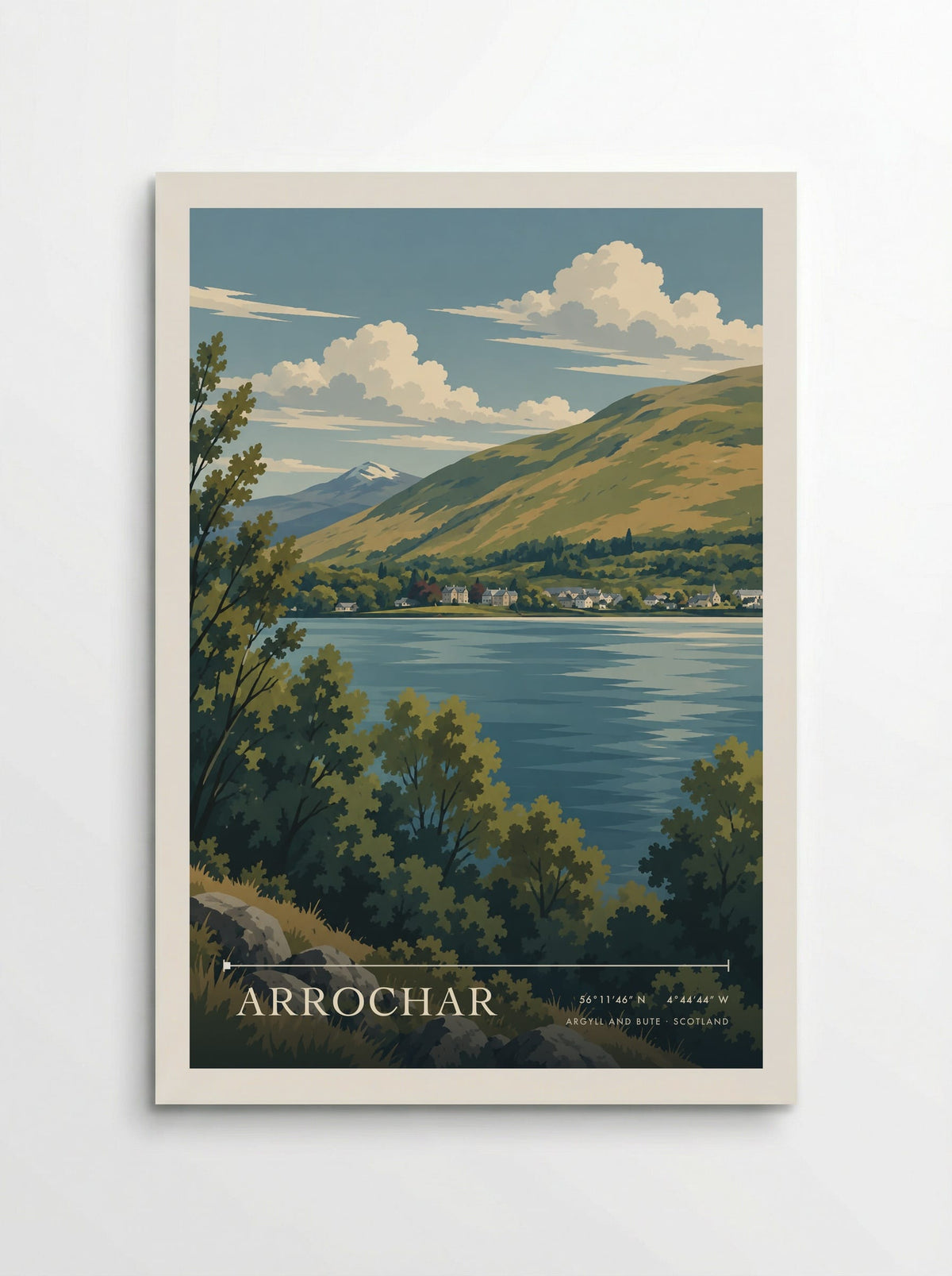 Arrochar, Argyll and Bute | Travel Poster - Poster