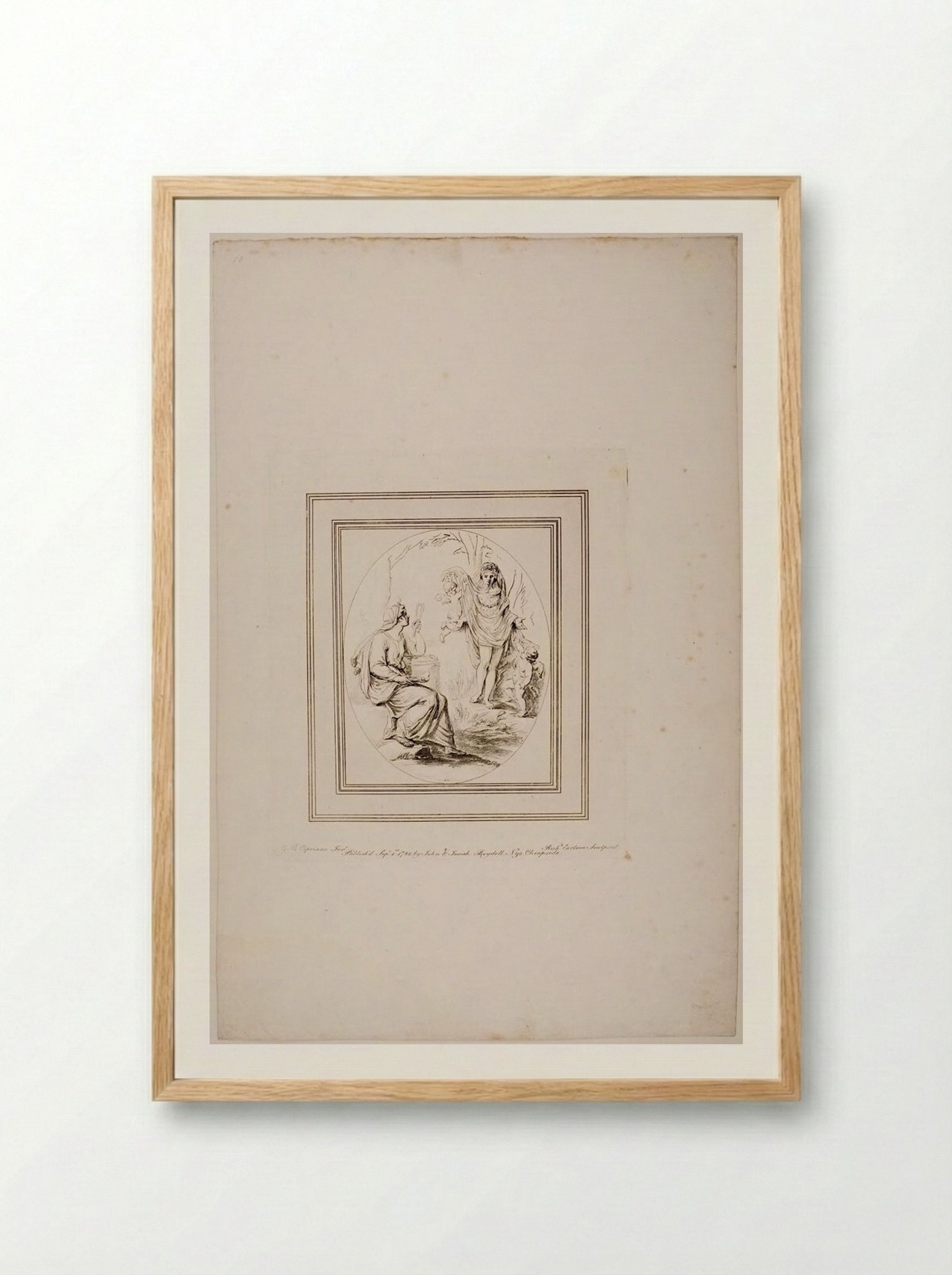Art Studies Nature - Richard Earlom - Framed Print Wood