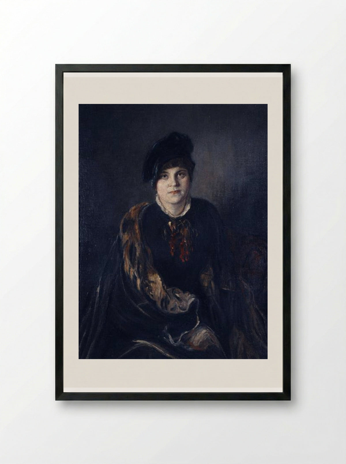 Artemis Gyzi - Nikolaos Gyzis - Framed Print Black