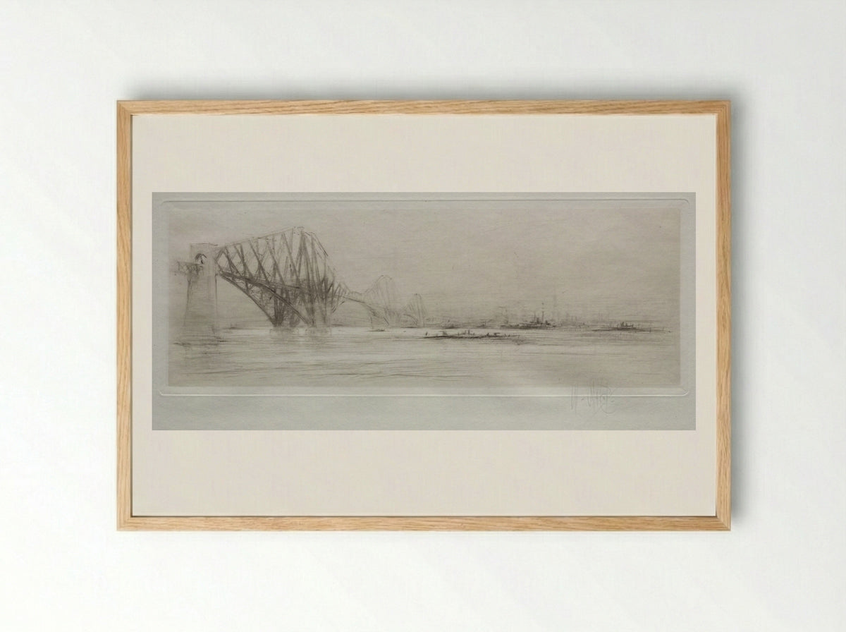 Arteries of Great Britain: The Forth - William Walcot - Framed Print Wood