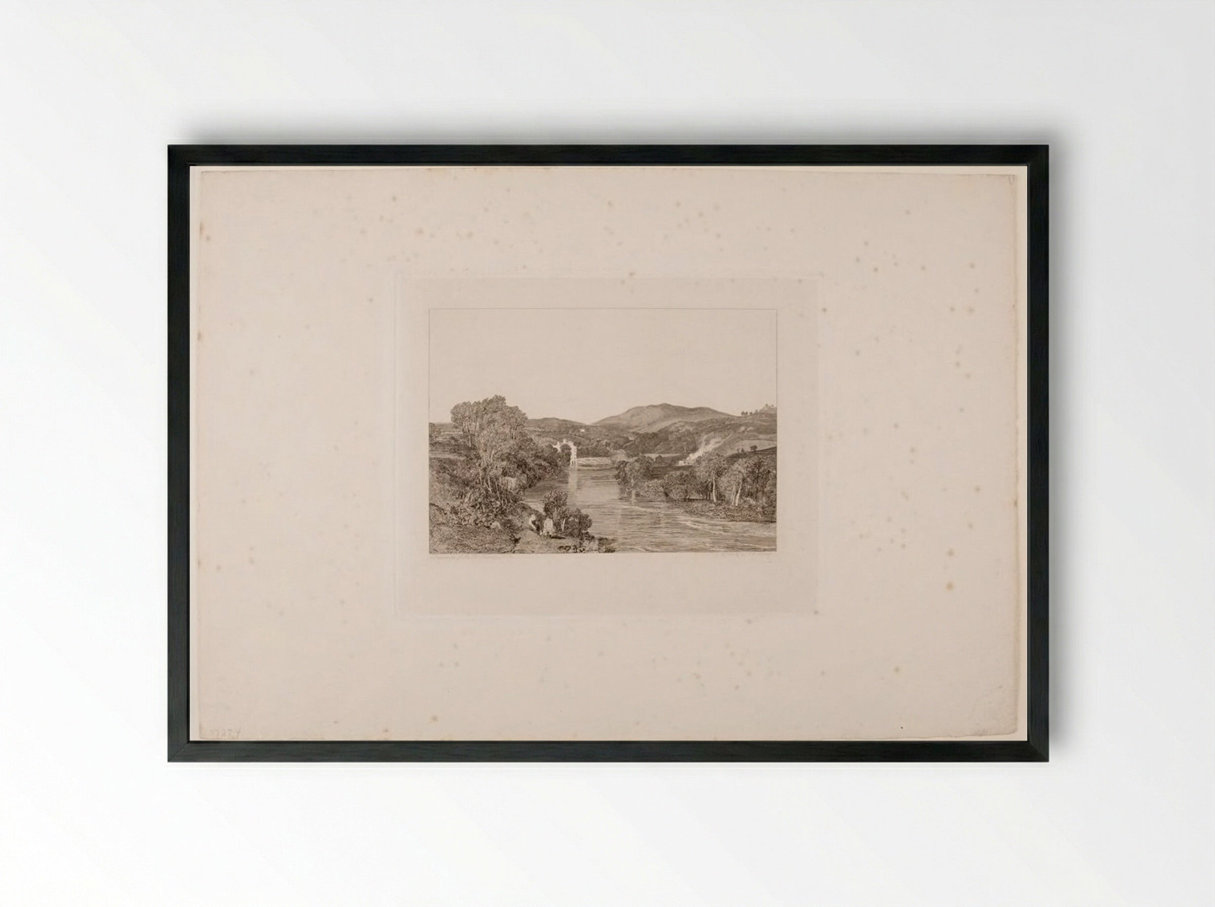 Arthington Mill - James C. Allen - Framed Print Black