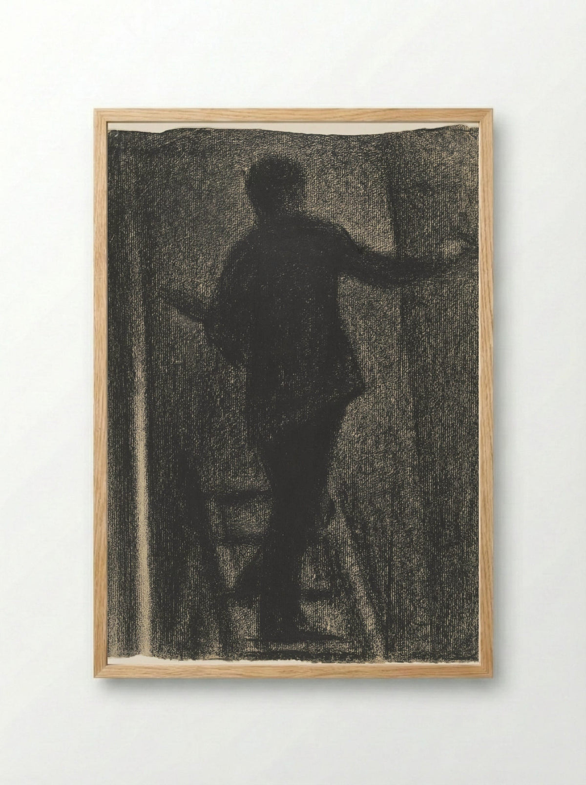 Artist at Work - Georges Seurat - Framed Print Wood